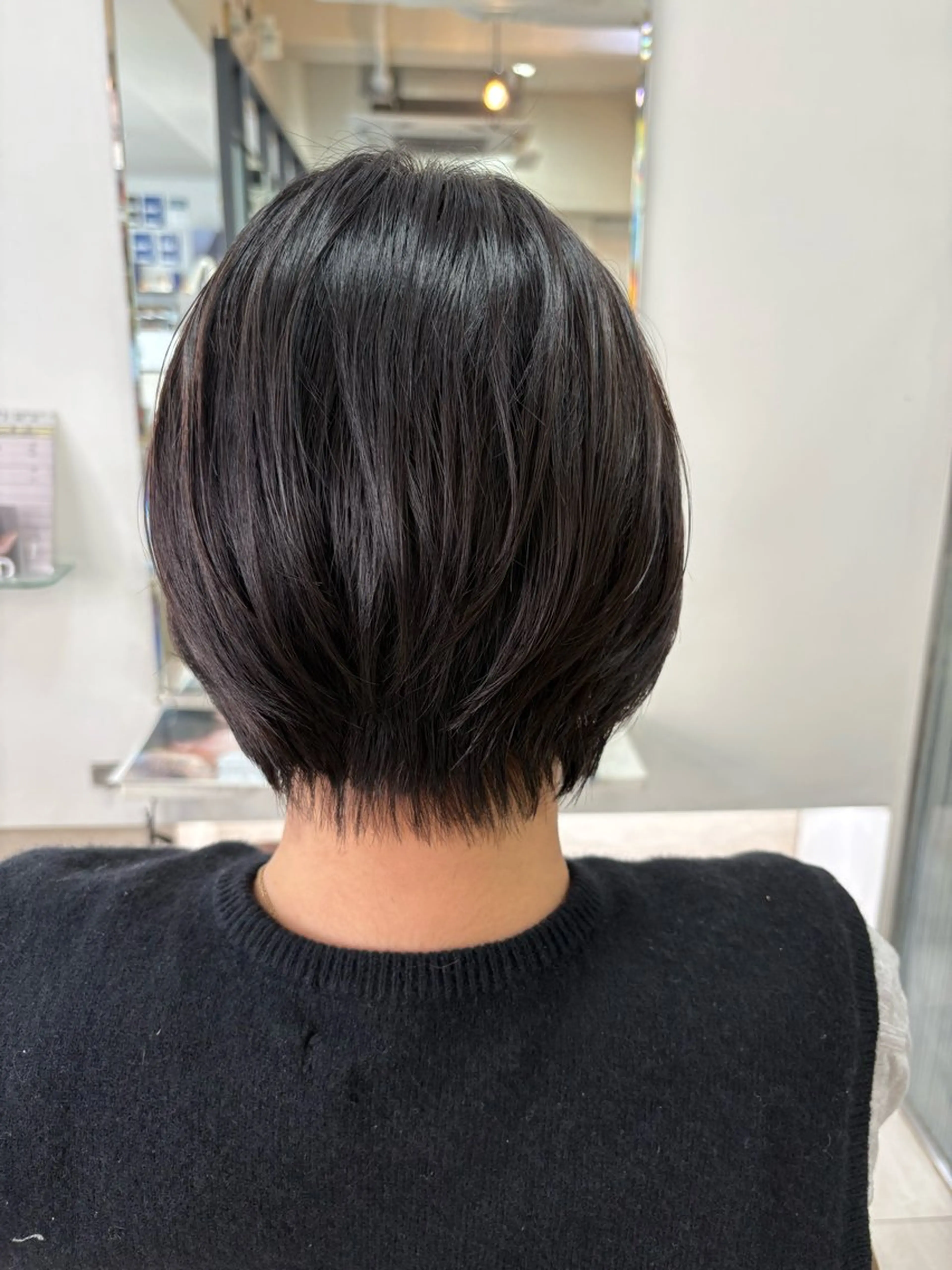 ショート カラー カット ヘアカラー トリートメント 栗田 優月のヘアスタイル