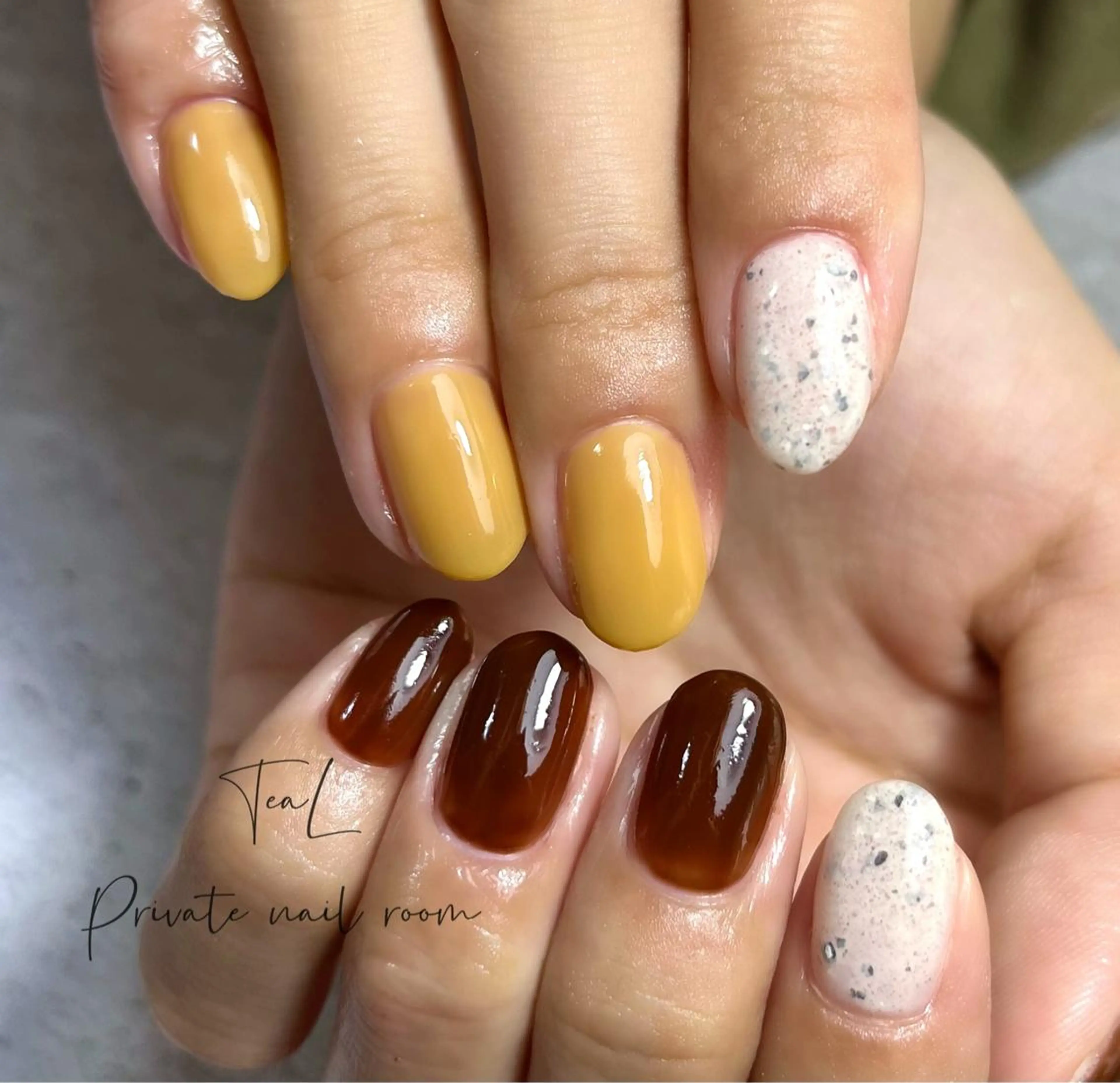 ネイル ハンドネイル TeaL nailのネイルデザイン