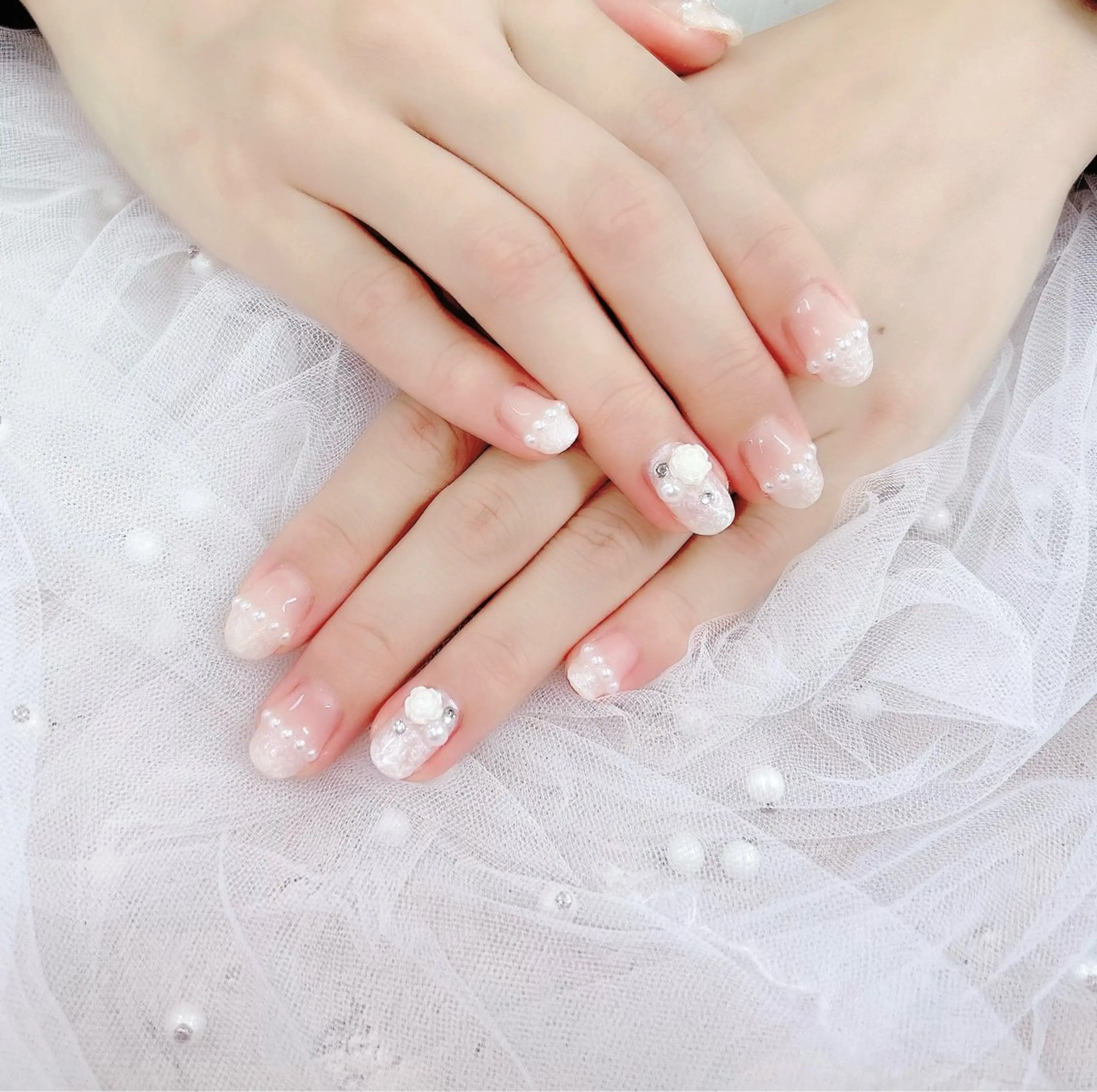 ネイル ハンドネイル ᴿᴬᴺᴼᴺ ‎🤍 𝐴𝑌𝐴𝐾𝐴のネイルデザイン