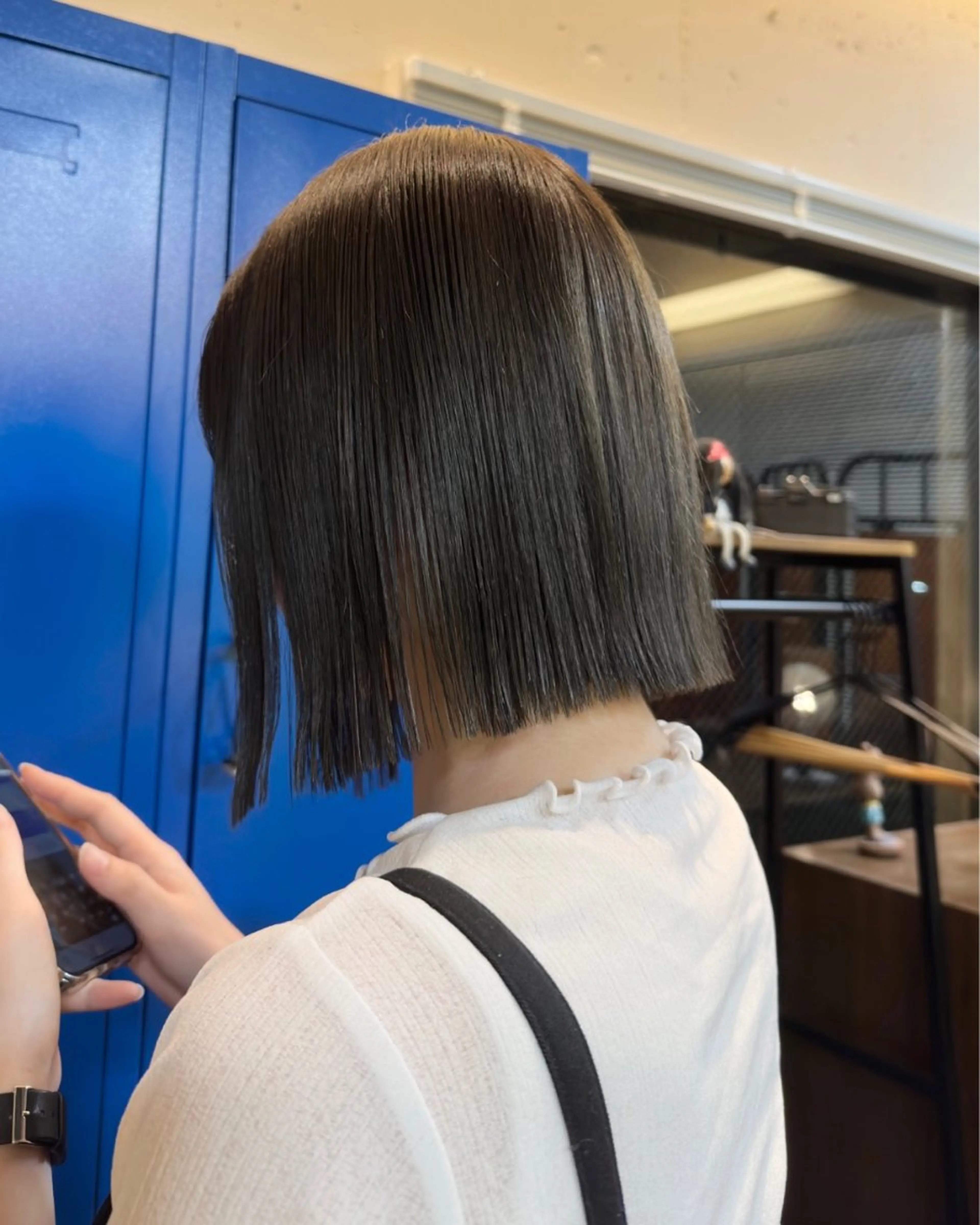 ミディアム はまだ かんたのヘアスタイル