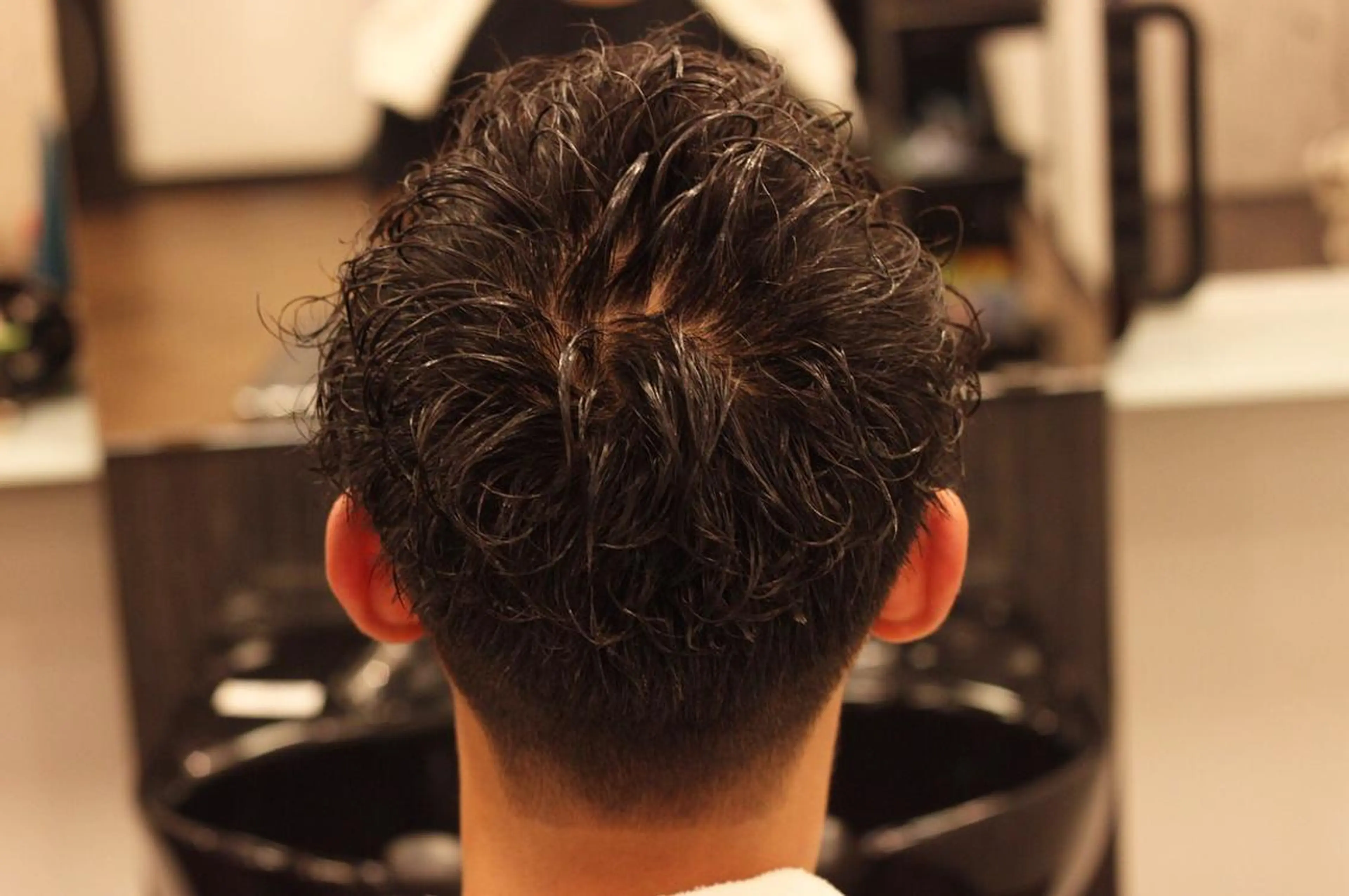 ショート パーマ メンズ 前田賢生 ご新規様はNGのヘアスタイル