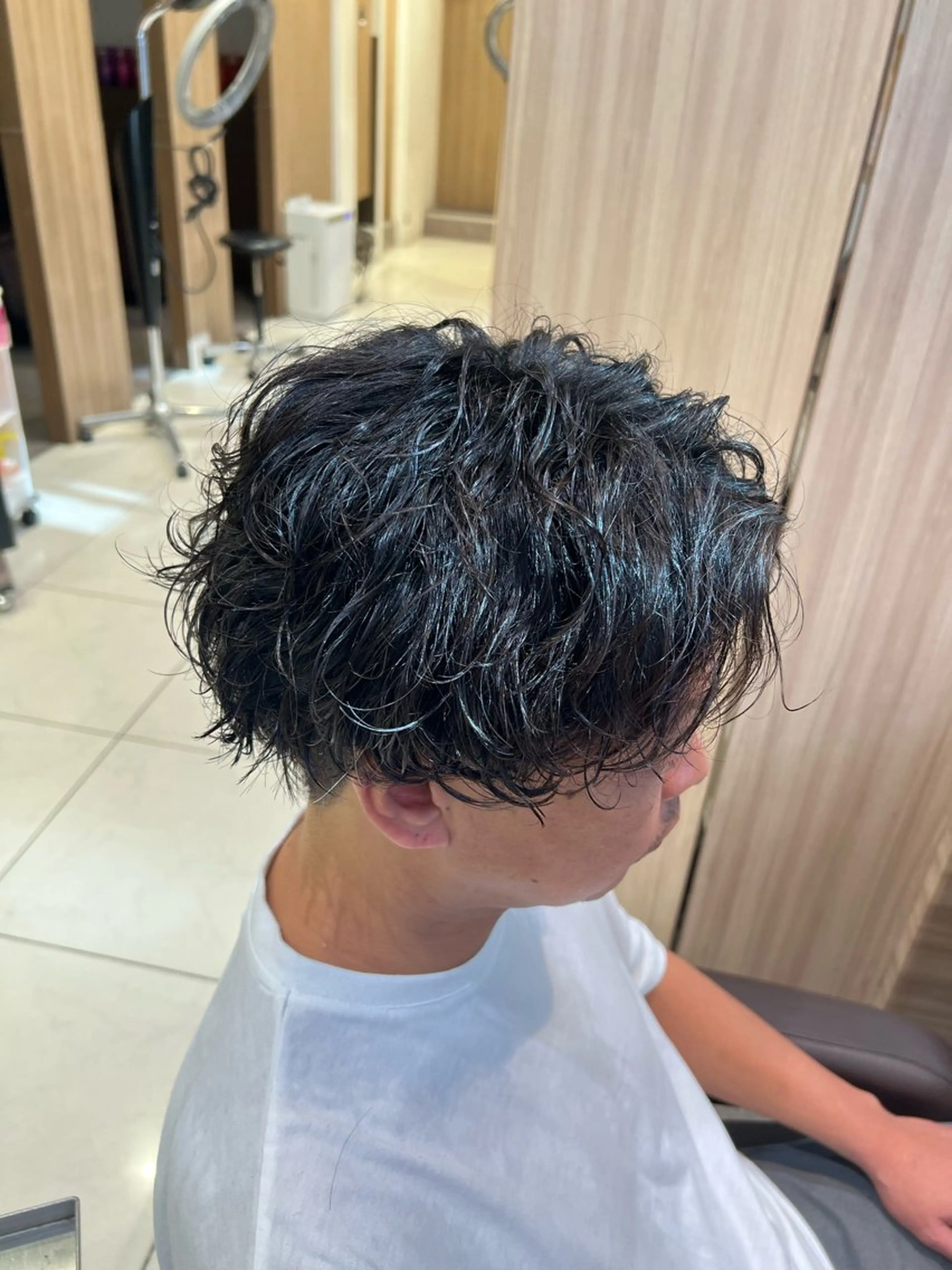 パーマ メンズ メンズパーマ カット パーマ 曲がる縮毛矯正・パー マ💈副店長田中💈のヘアスタイル