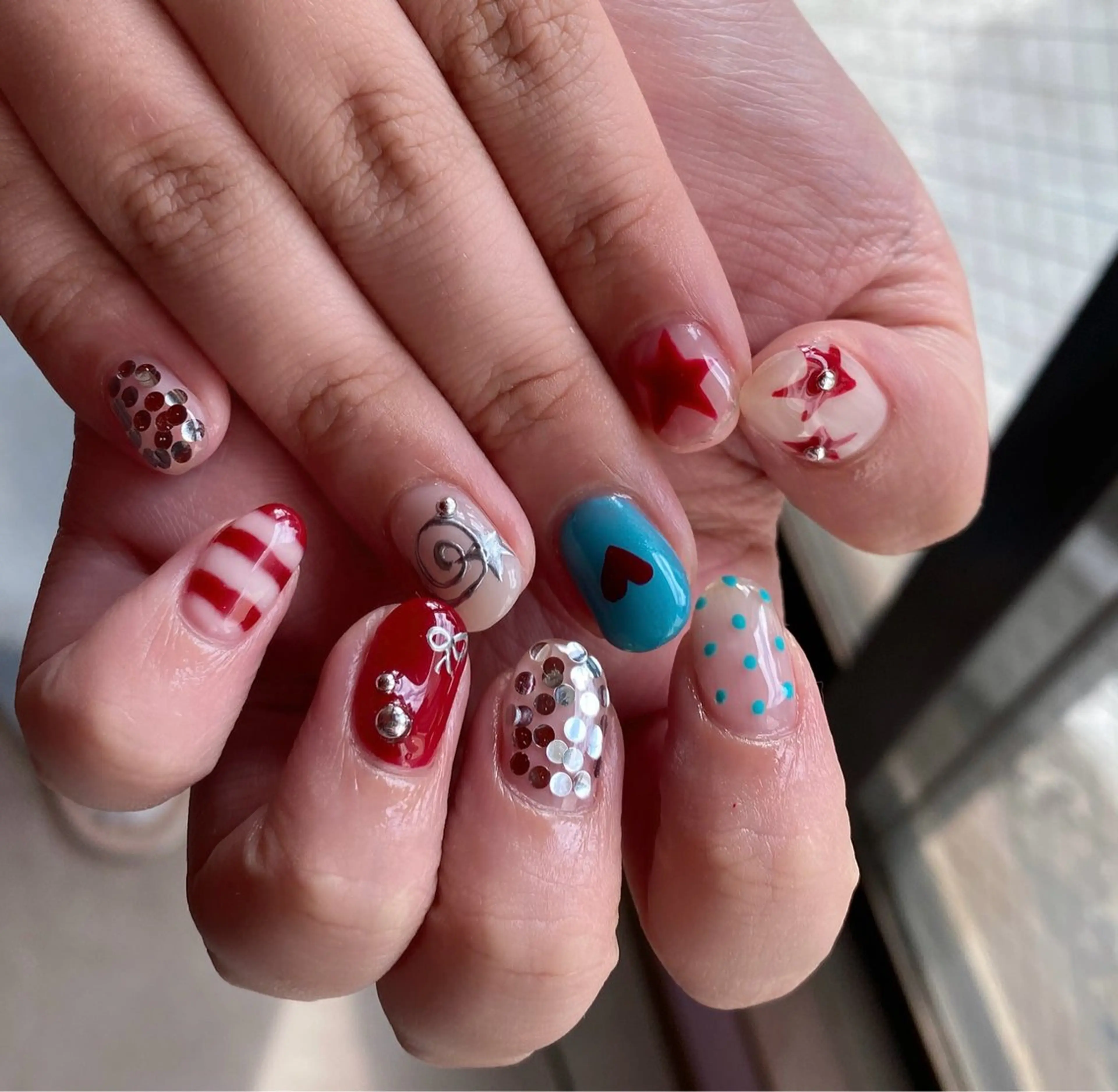 ネイル ハンドネイル NICO nail　三軒茶屋店　ネイル＆アイラッシュ所属・oichan 𖦹°‧のネイルデザイン