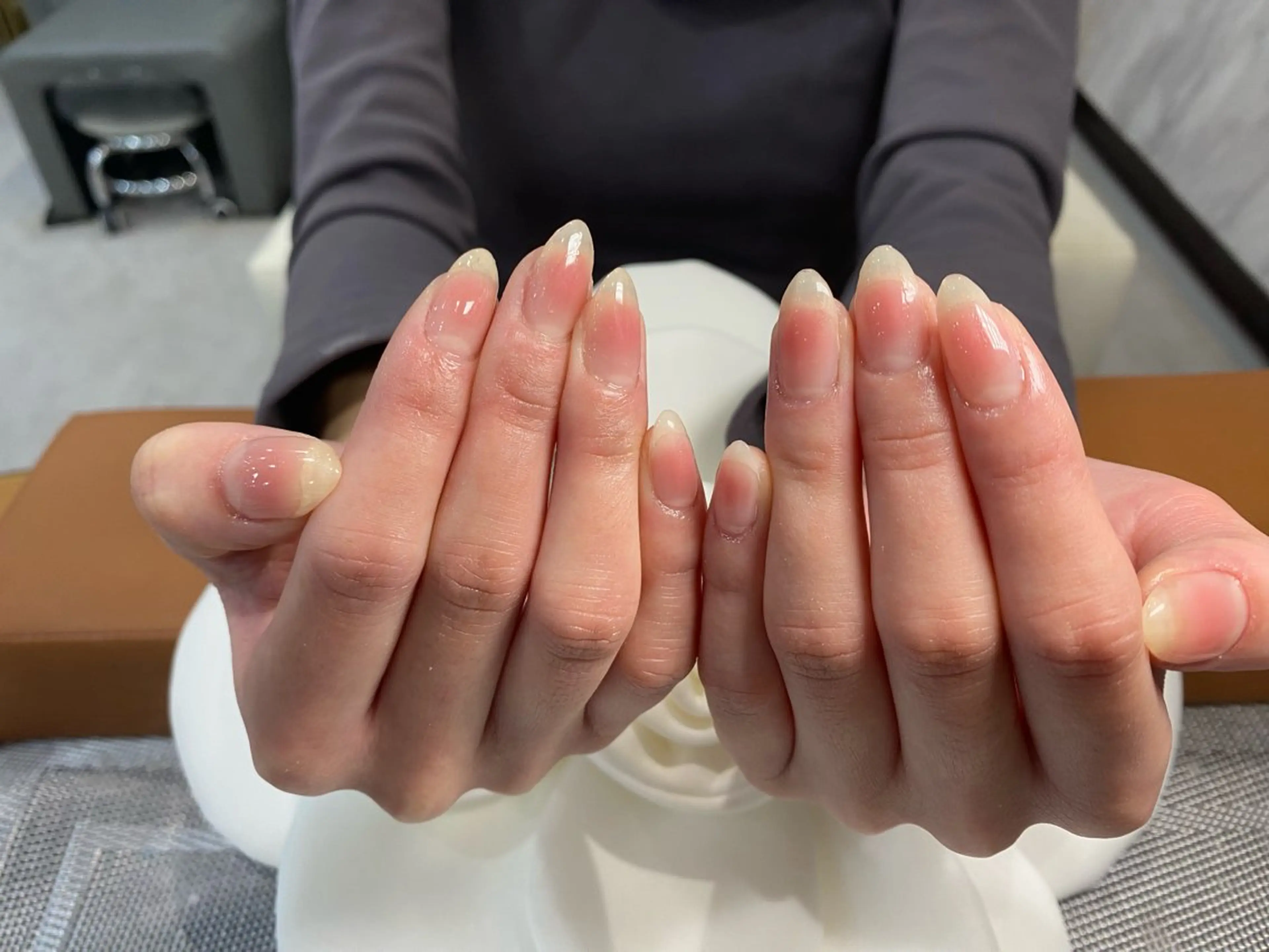 ネイル チークネイル シンプルネイル 🦋✨ MARIKO✨🦋のネイルデザイン