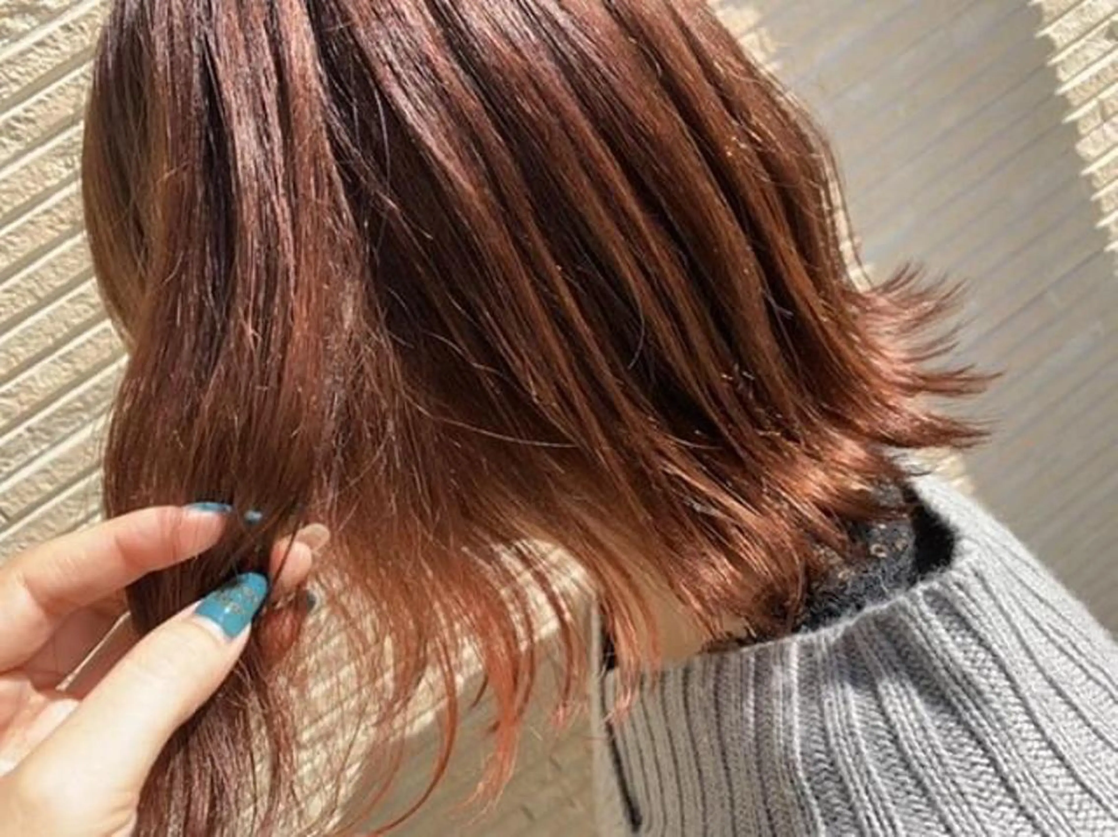 ショート カラー オレンジ カット ヘアカラー トリートメント 名畑 裕貴のヘアスタイル