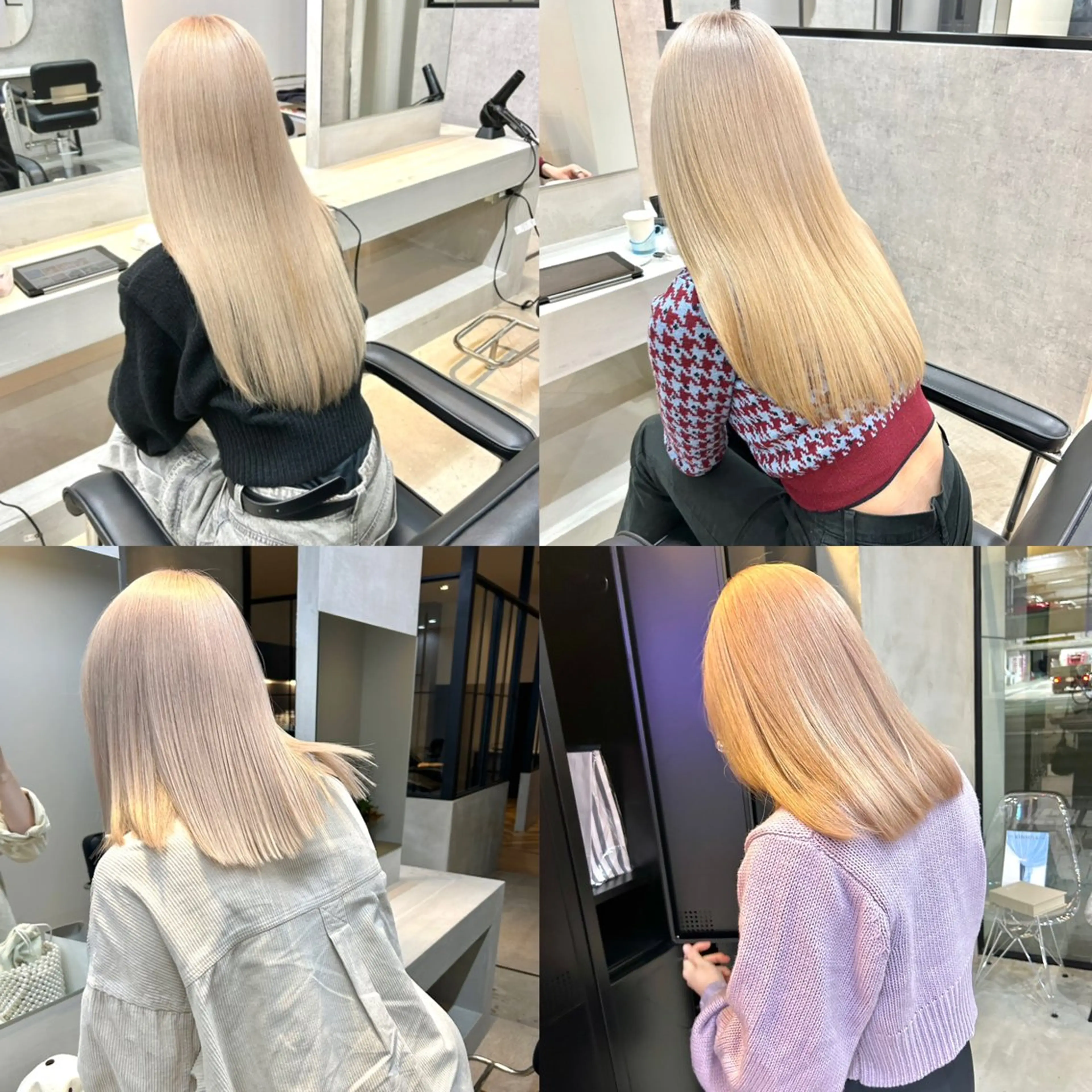 ミディアム カラー ヘアカラー トリートメント mood tatemachiのヘアスタイル