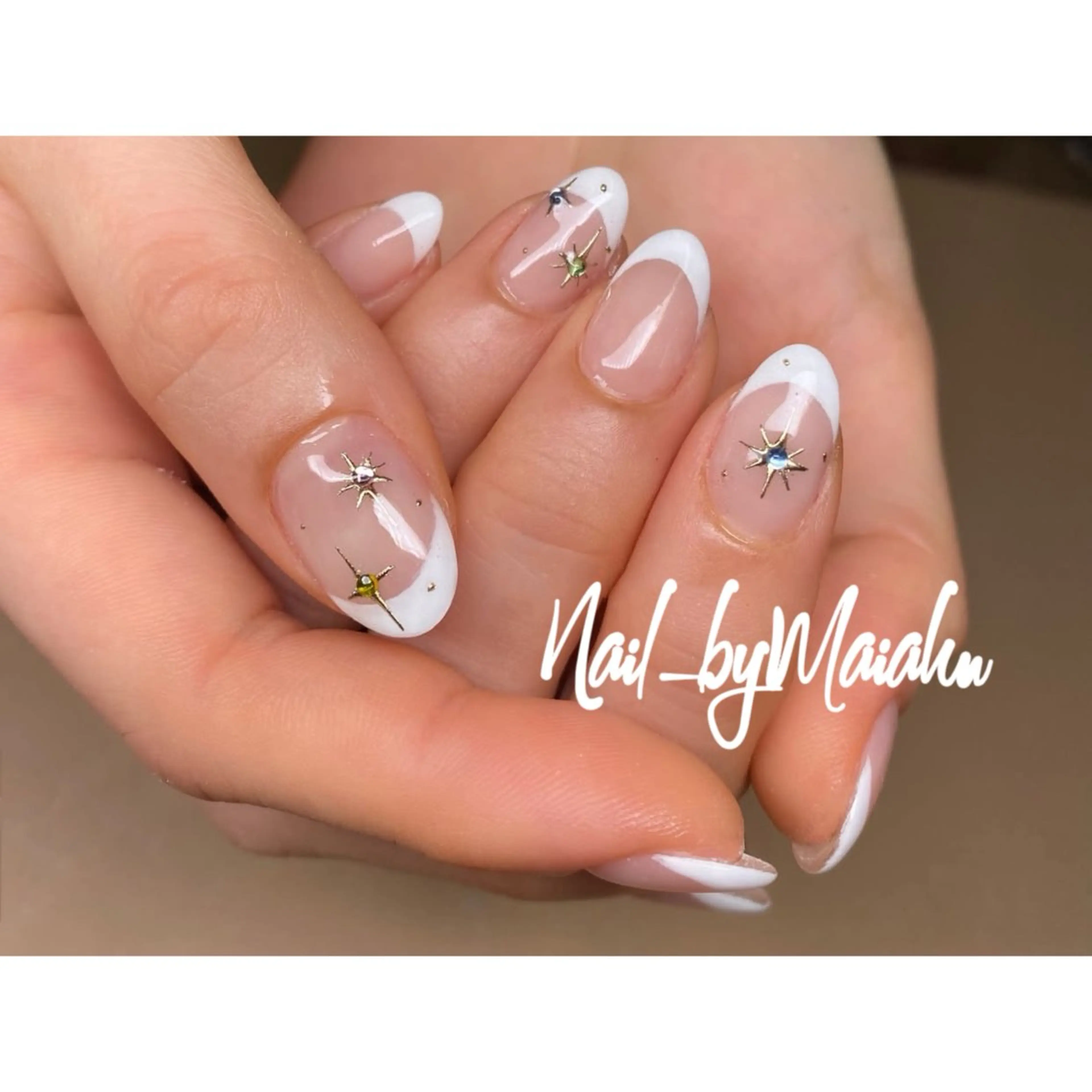 ネイル ハンドネイル マイアン‎⁺˳✿⏦₊ 𐙚ネイル་۪ ✿◞のネイルデザイン