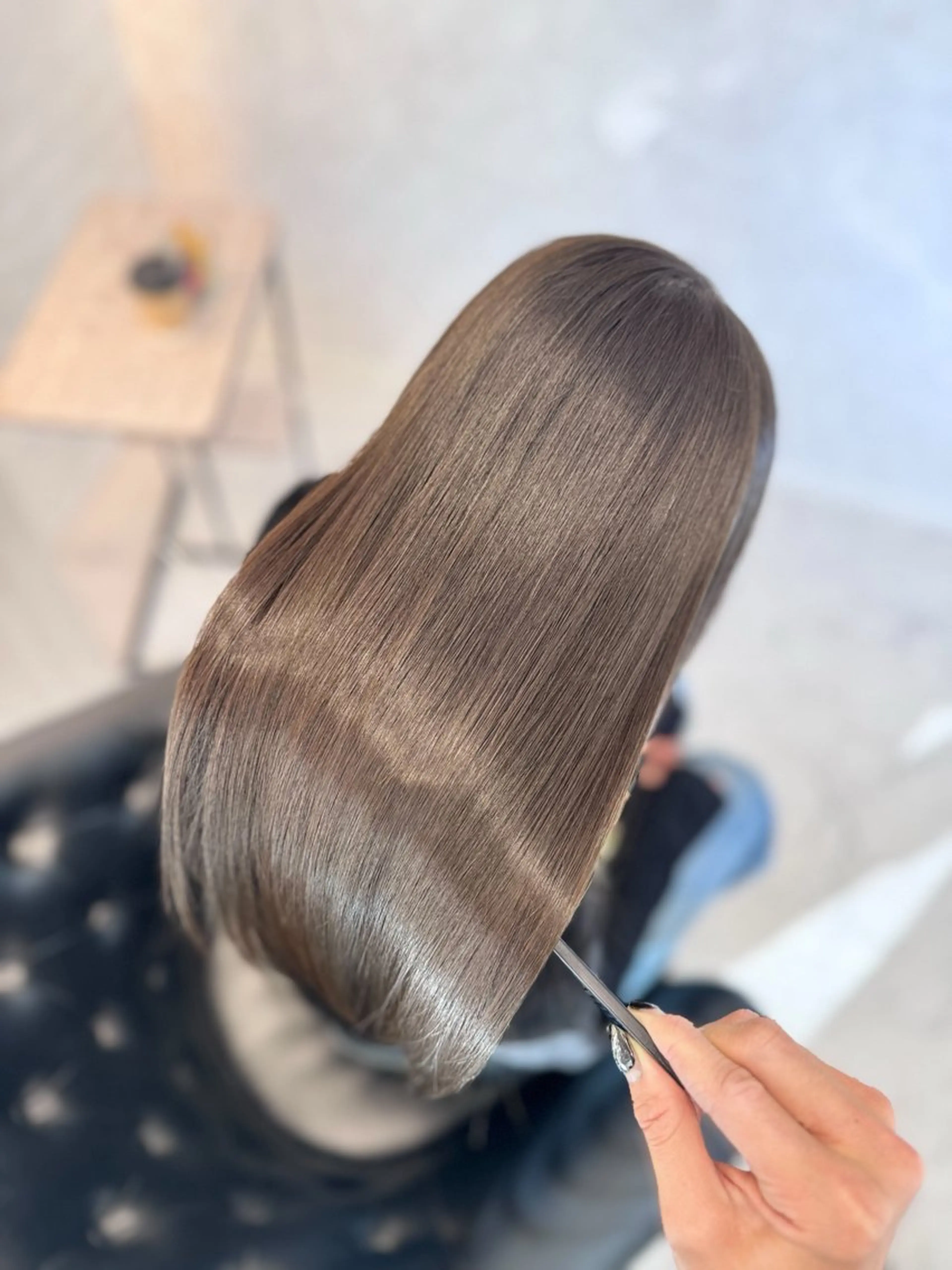 ロング カラー ブリーチ ダブルカラー ブリーチなしカラー アンドシャルム所属・髪質改善特化/美髪 /艶髪 木村流星のヘアスタイル