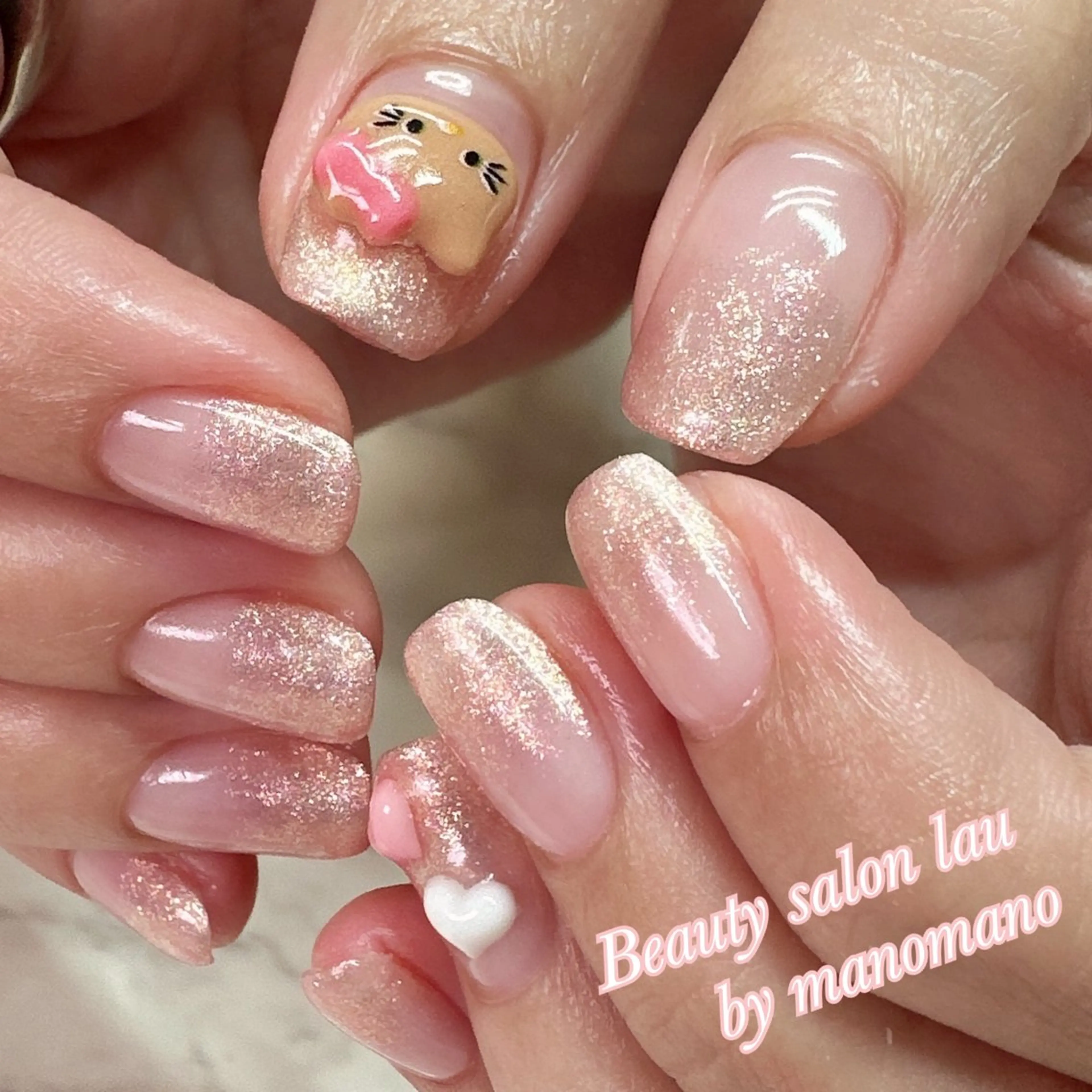 ネイル ハンドネイル ラウバイマノマノ なかざとのネイルデザイン