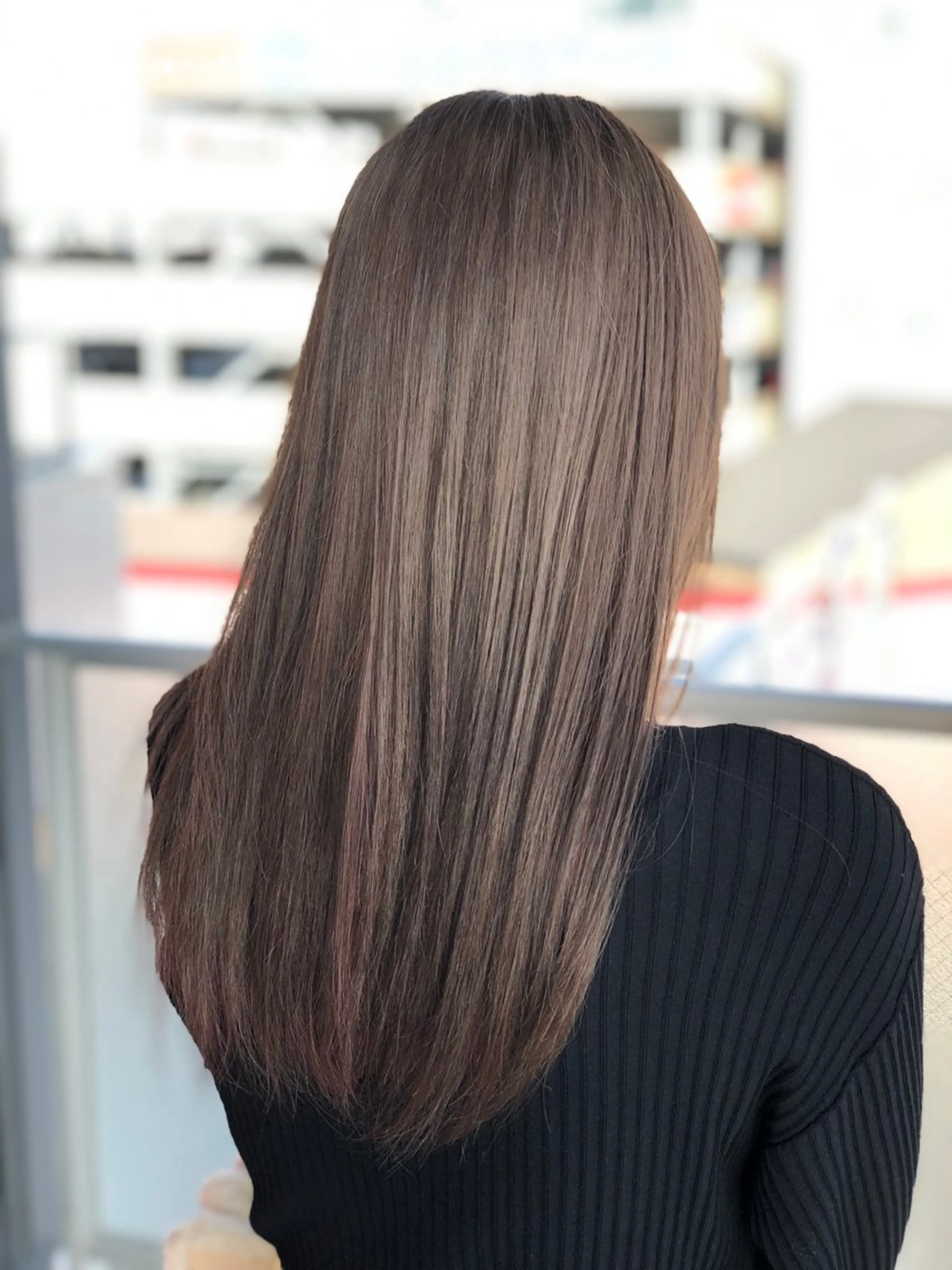 ロング カラー ベージュカラー ミルクティーベージュ FENICE onthe beach所属・永井大樹✨ 透明感カラー✨のヘアスタイル