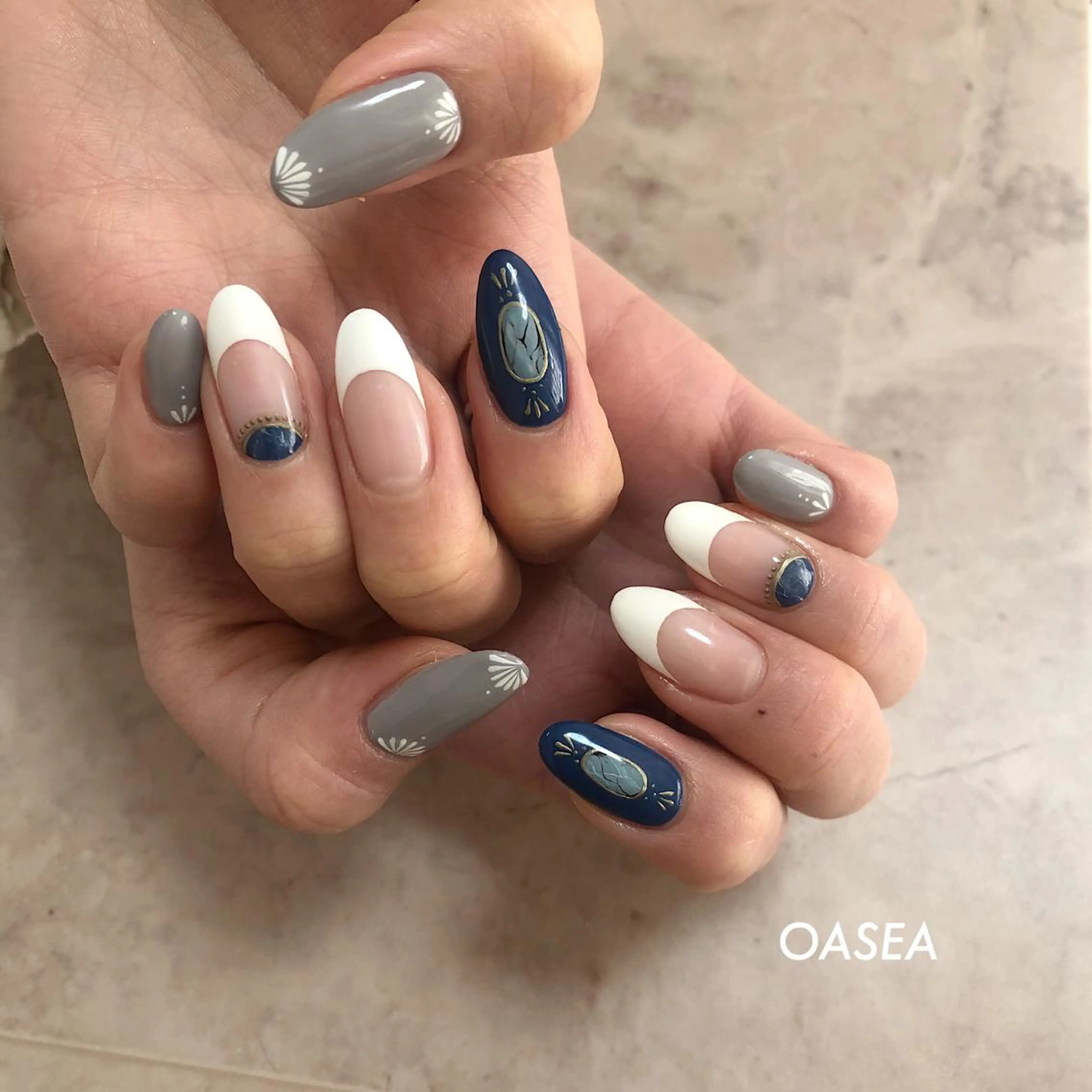 ネイル ハンドネイル 🌞💜 KAORI 🌴のネイルデザイン