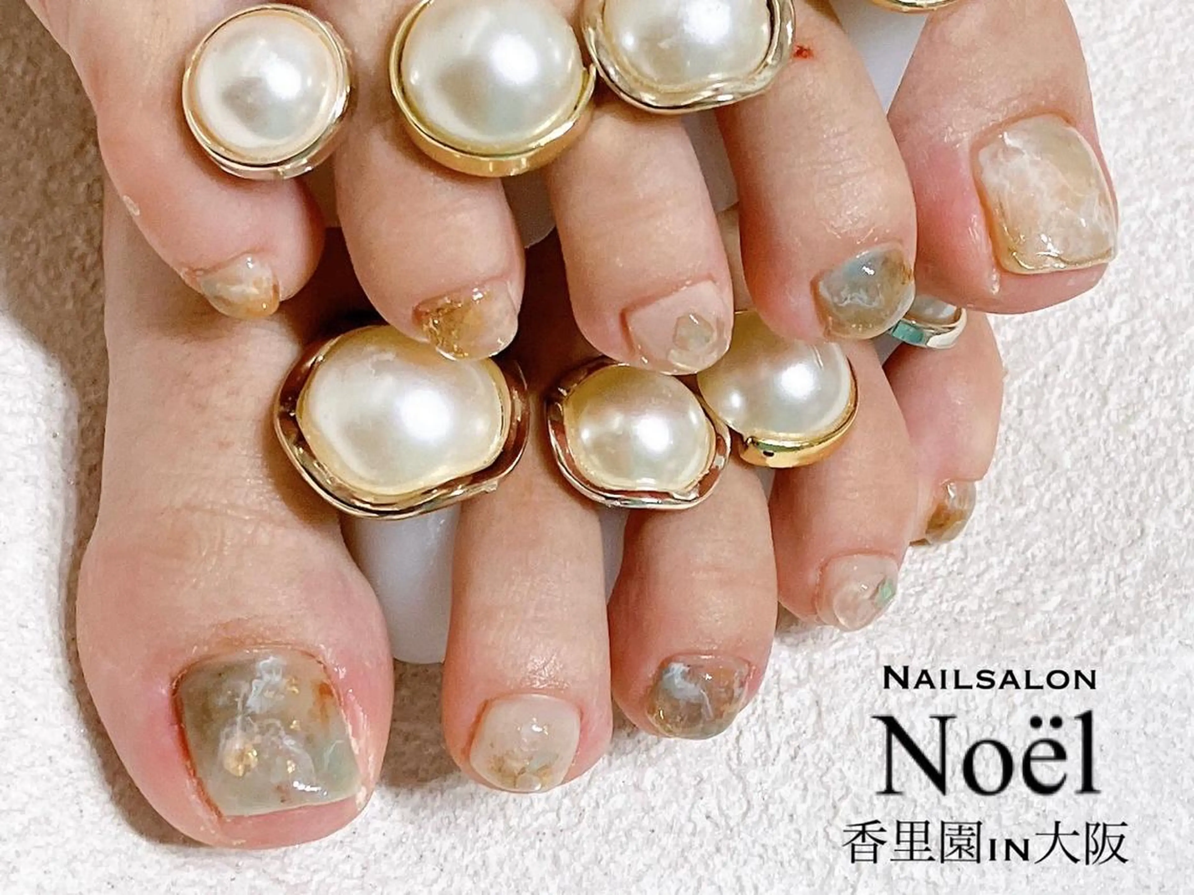 ネイル 大理石ネイル(マーブル) Nailsalon Noël所属・Nailsalon ＆Noelのネイルデザイン