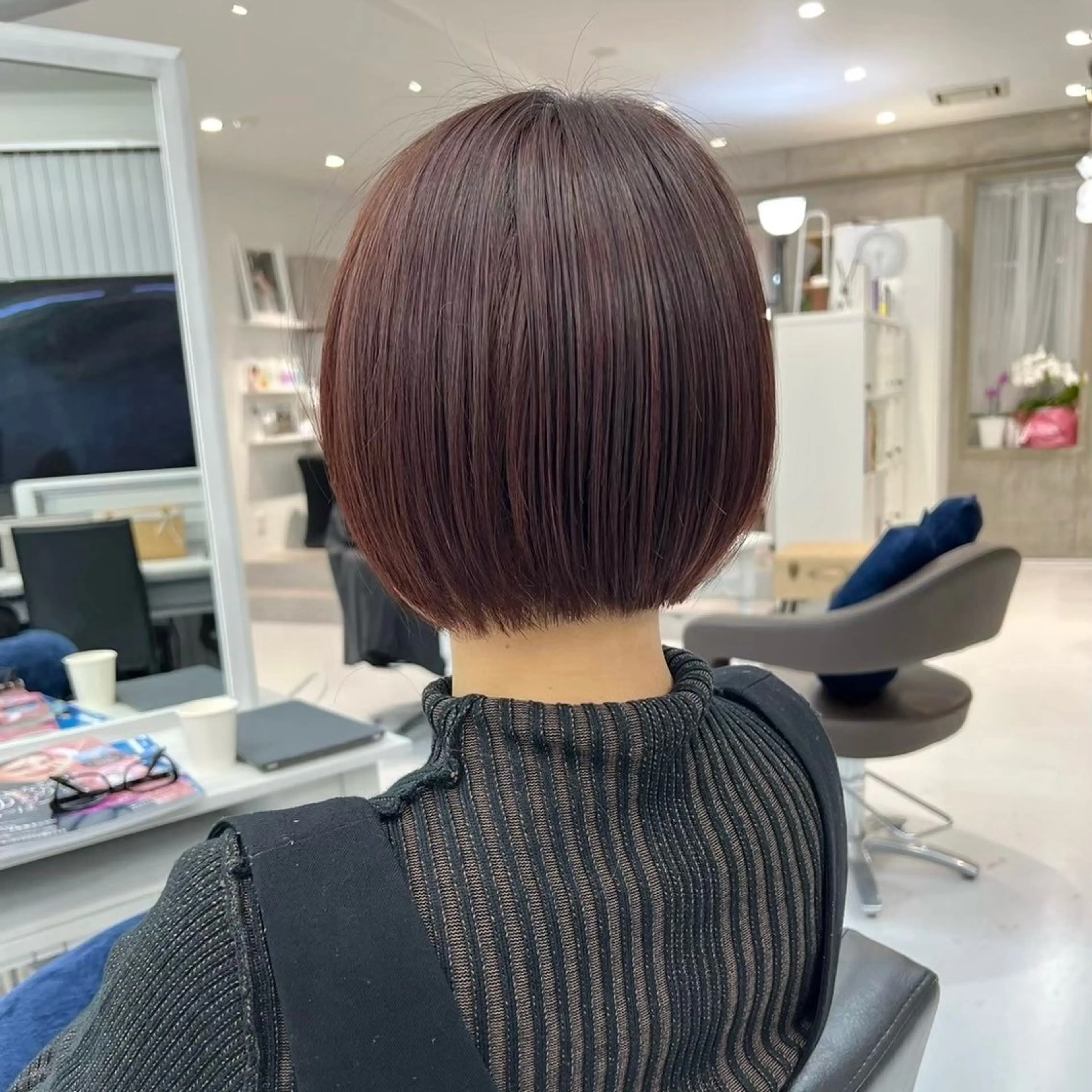 ミディアム 田島拓海 LEV. ボブカットのヘアスタイル