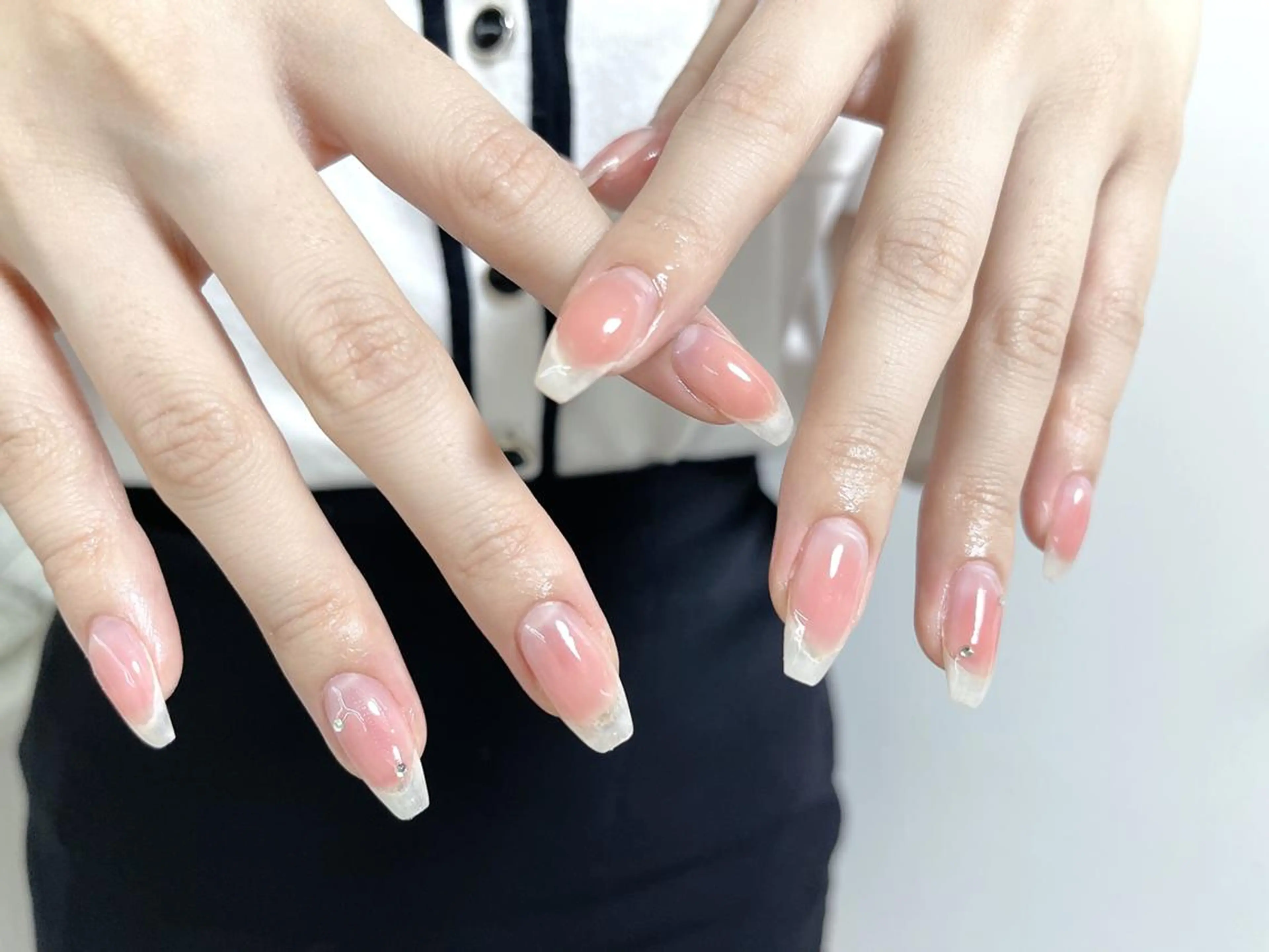 ネイル na🎀🎀na ちゅるちゅるのネイルデザイン