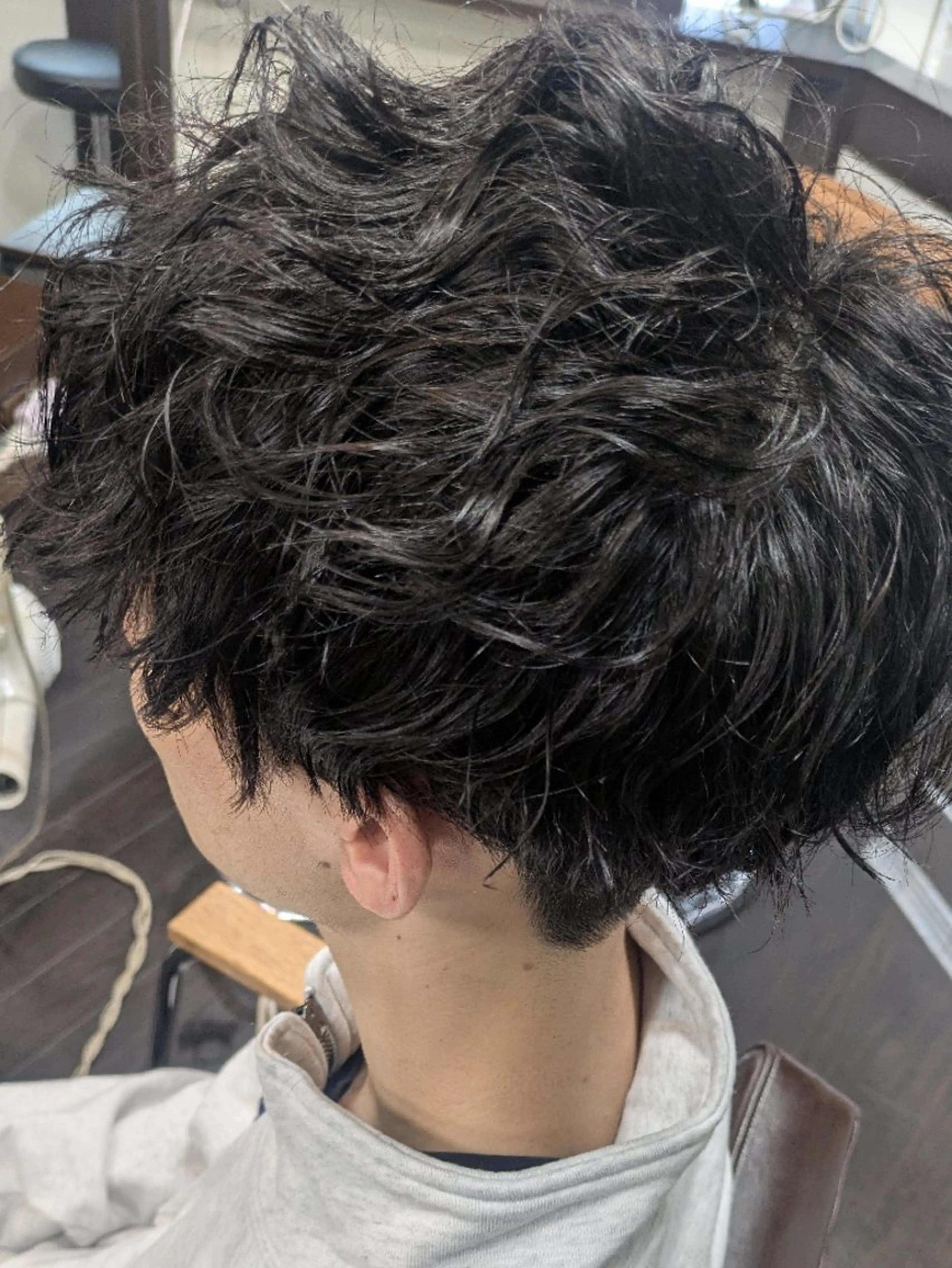 【4月平日限定】カット＋メンズ波巻きパーマ￥11500⇒￥8800の写真