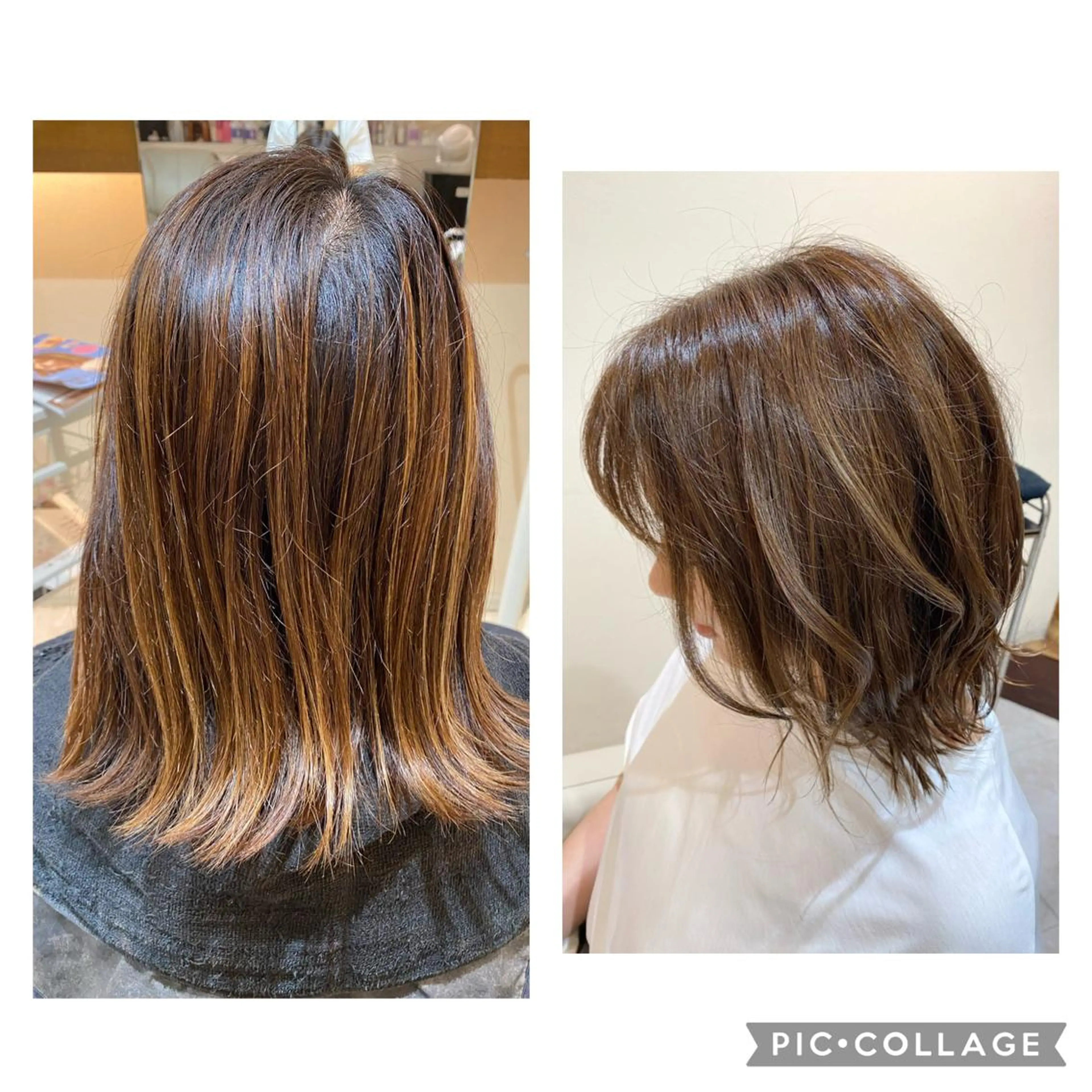 ミディアム 清水 有紗のヘアスタイル