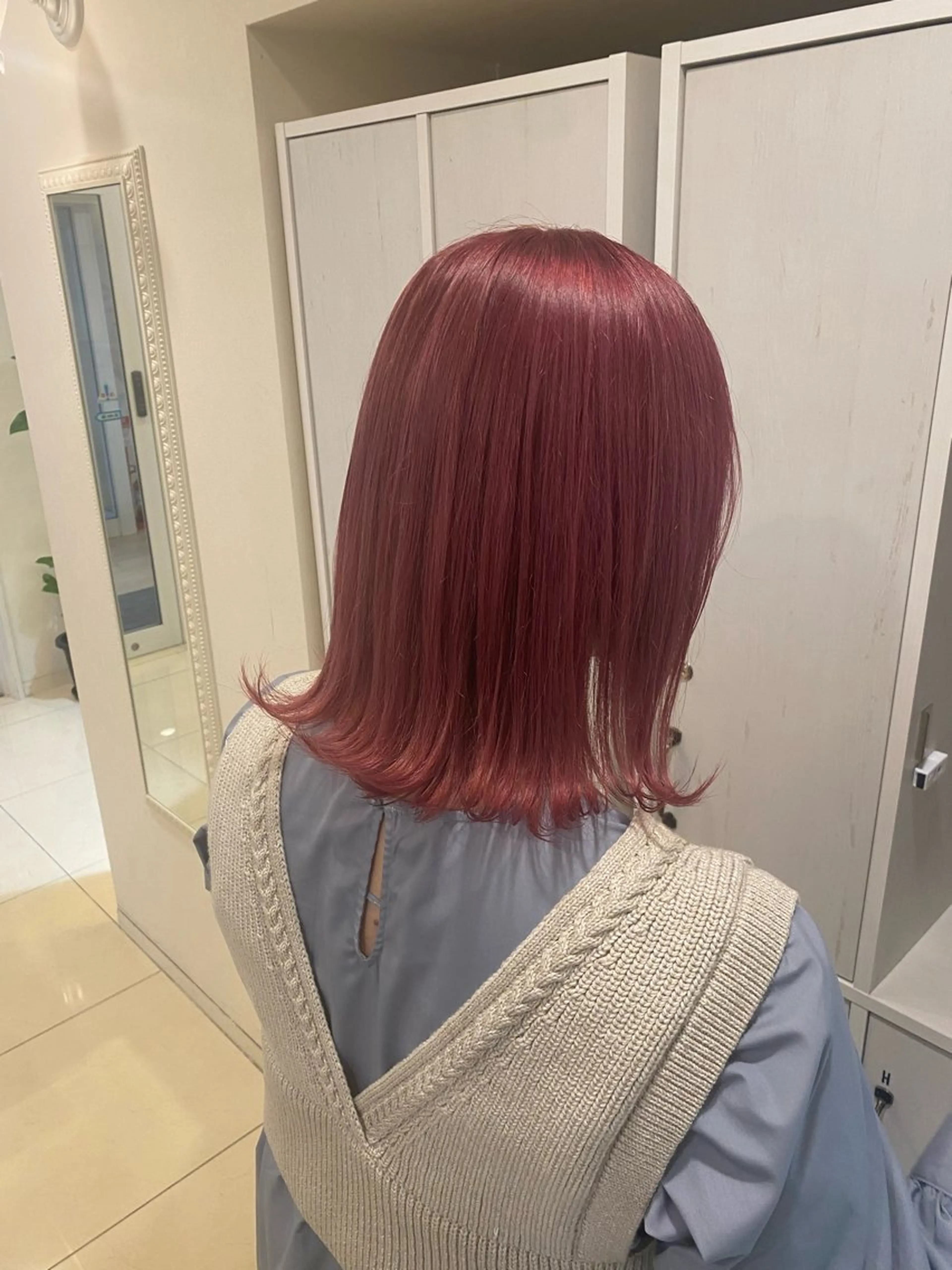 ミディアム カラー 小澤 凌雅のヘアスタイル