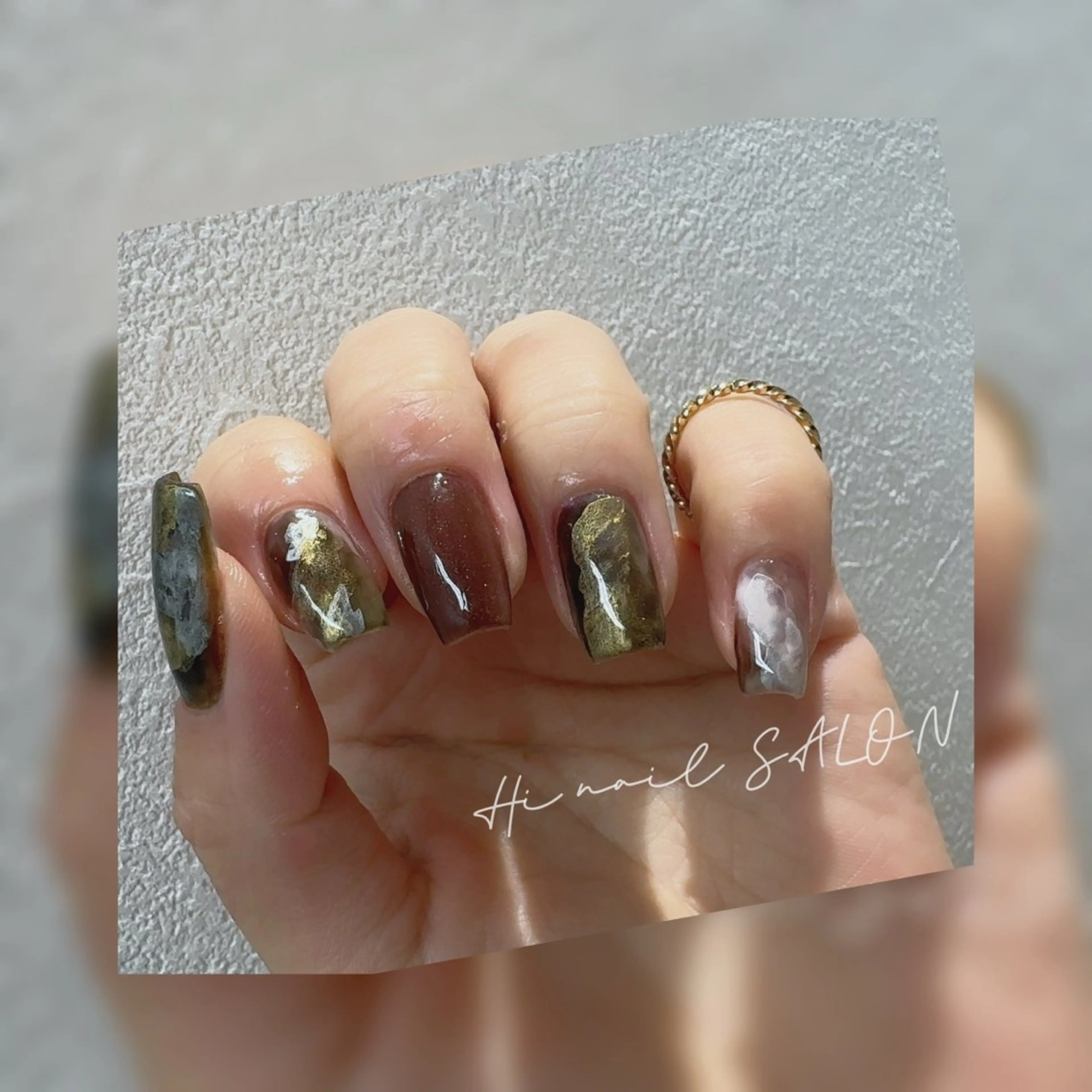 ネイル チークネイル フラッシュネイル フレンチネイル 韓国ネイル マグネットネイル ハンドネイル Hi nail 池袋東口のネイルデザイン