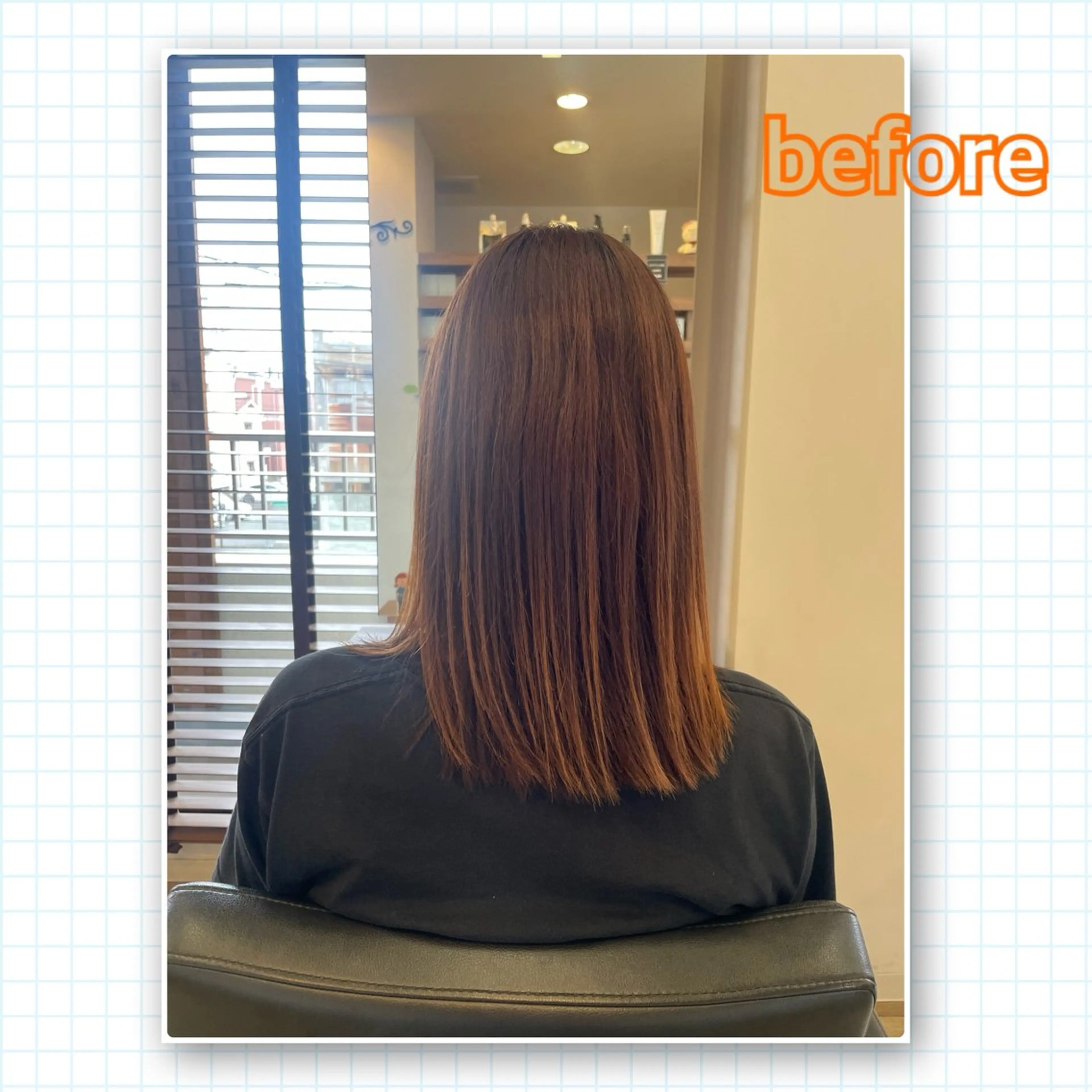 ミディアム アミーベル🧸🧡 井口店✂️しおりのヘアスタイル