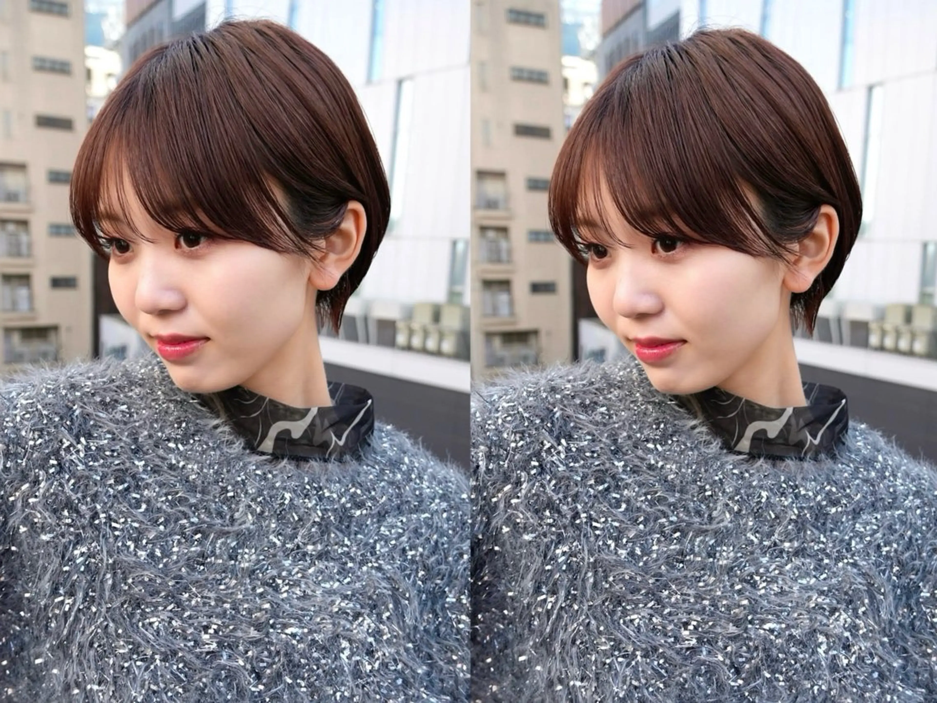 ショート カット ヘアカラー 骨格診断で絶対可愛い ✨丸みショート✨凌弥のヘアスタイル