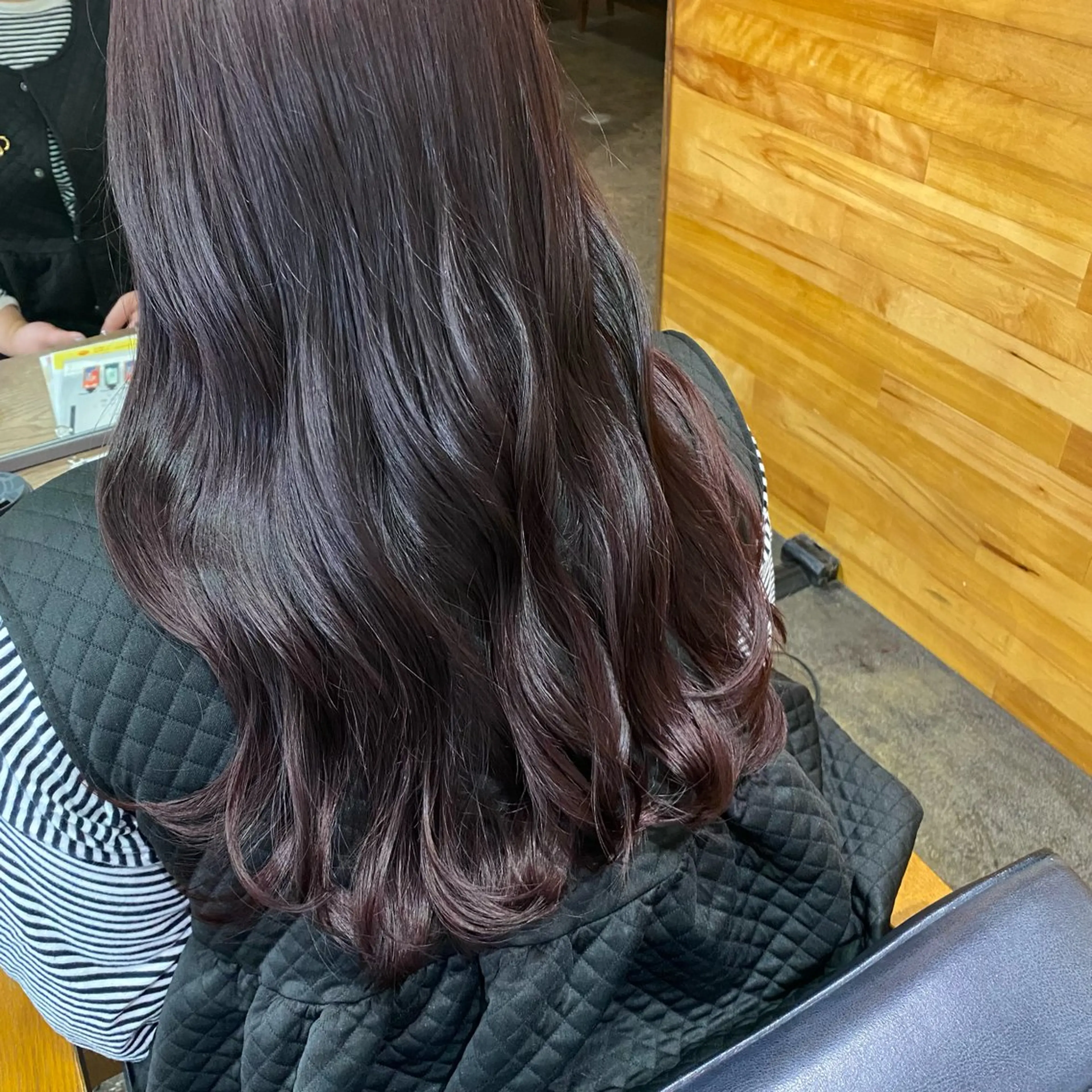 ロング カット ヘアカラー くすみカラー♡ Yuukaのヘアスタイル