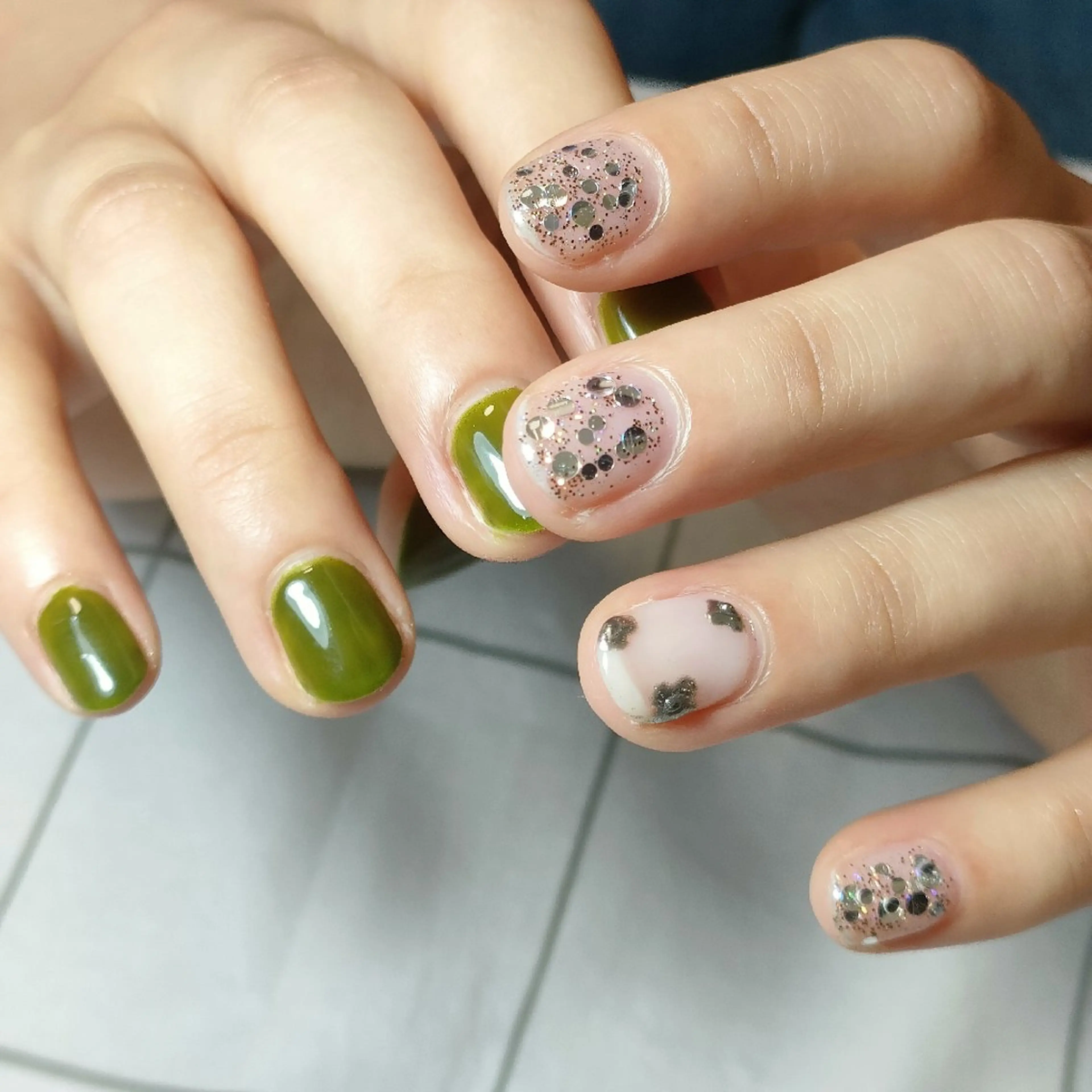 ネイル アートネイル ワンカラーネイル oir. nailsalonのネイルデザイン