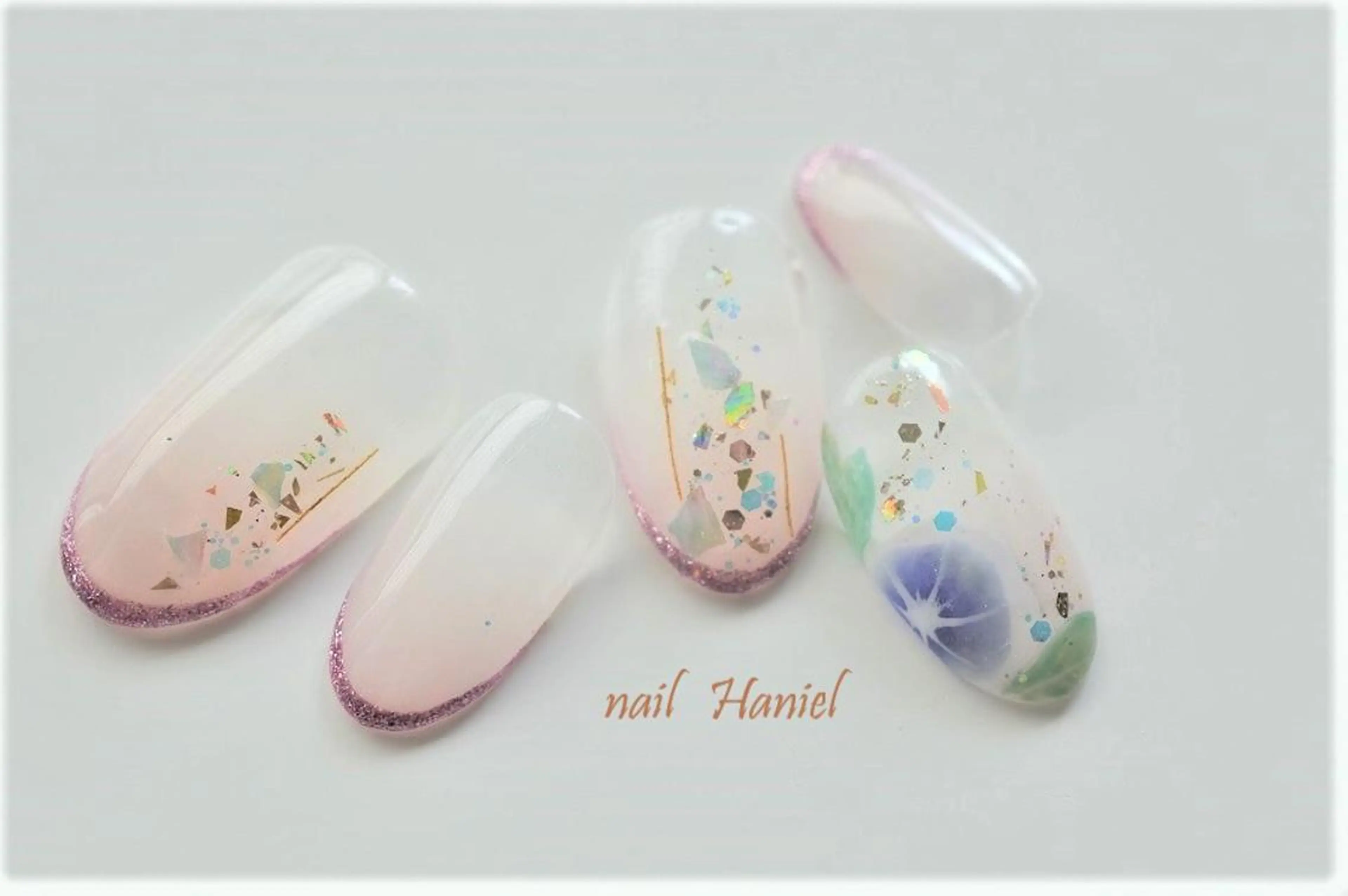 ネイル フットネイル ジェルネイル パラジェル nail Haniel所属・半蔵門サロンハニエル 魅神 ちよのネイルデザイン