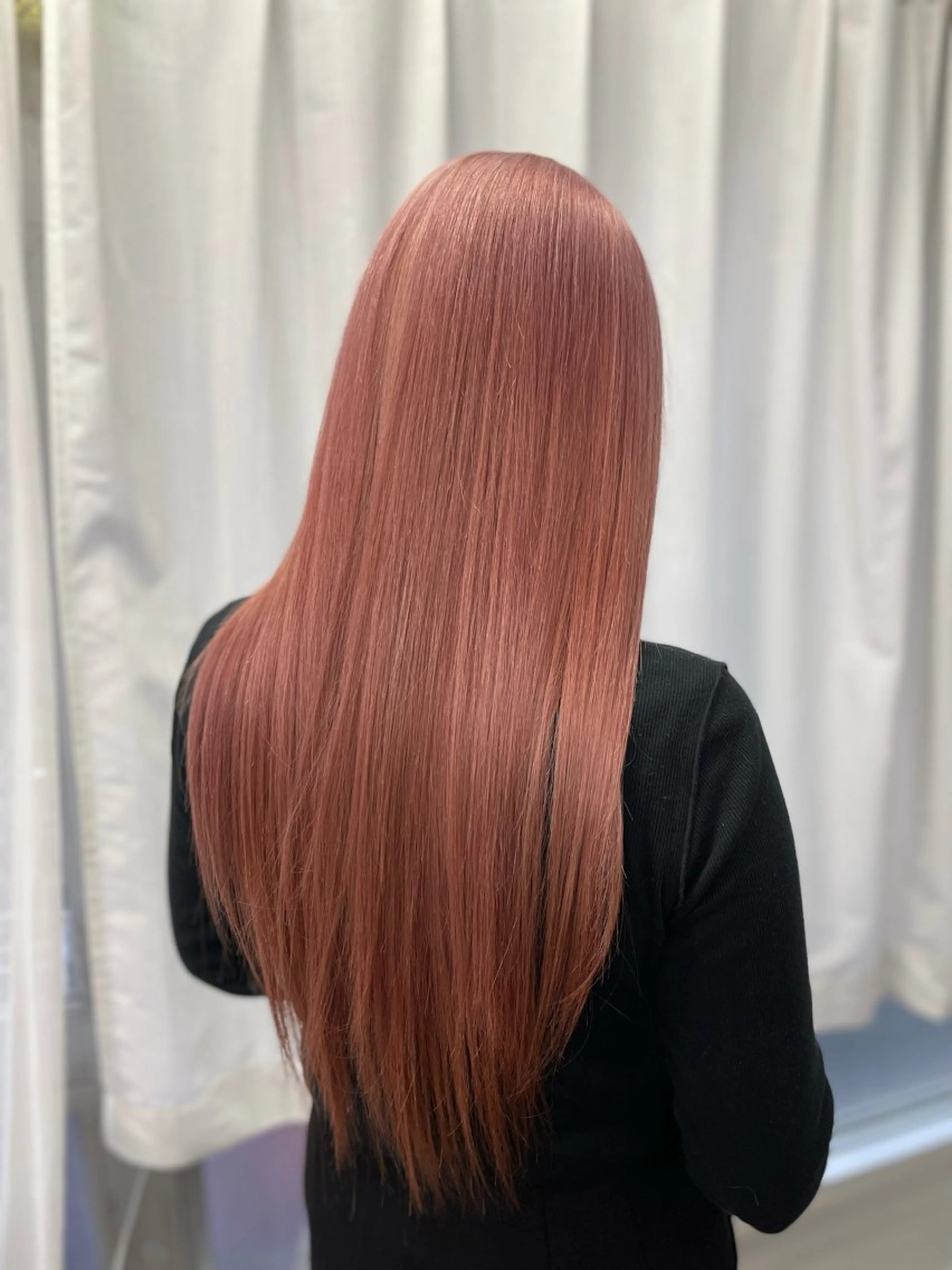 ロング カラー ヘアカラー ヘアセット 韓国ヘア🤍髪質改善 🇰🇷AKANEのヘアスタイル