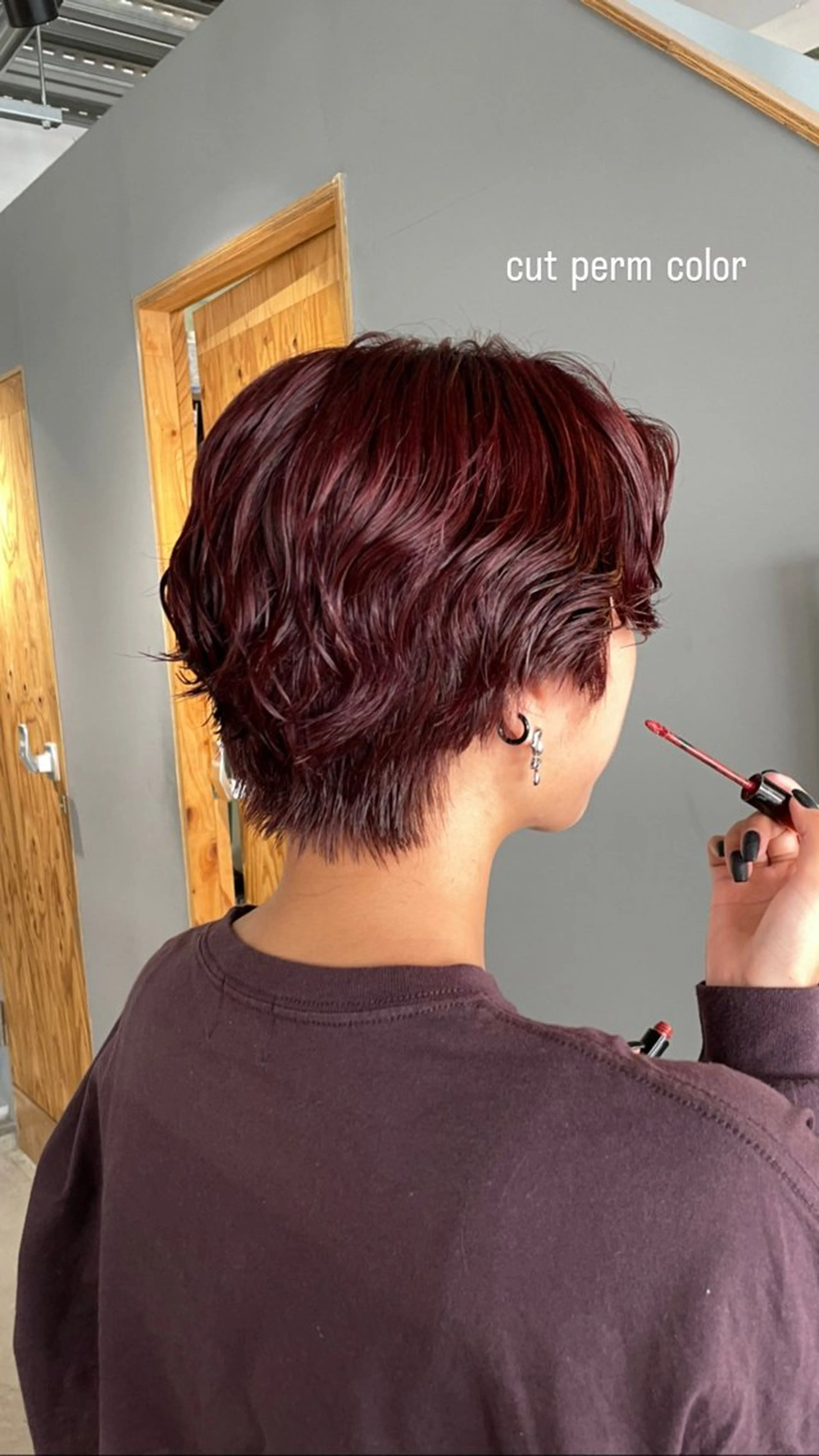 ショート パーマ ショートヘア カット パーマ トリートメント noa ♡のヘアスタイル