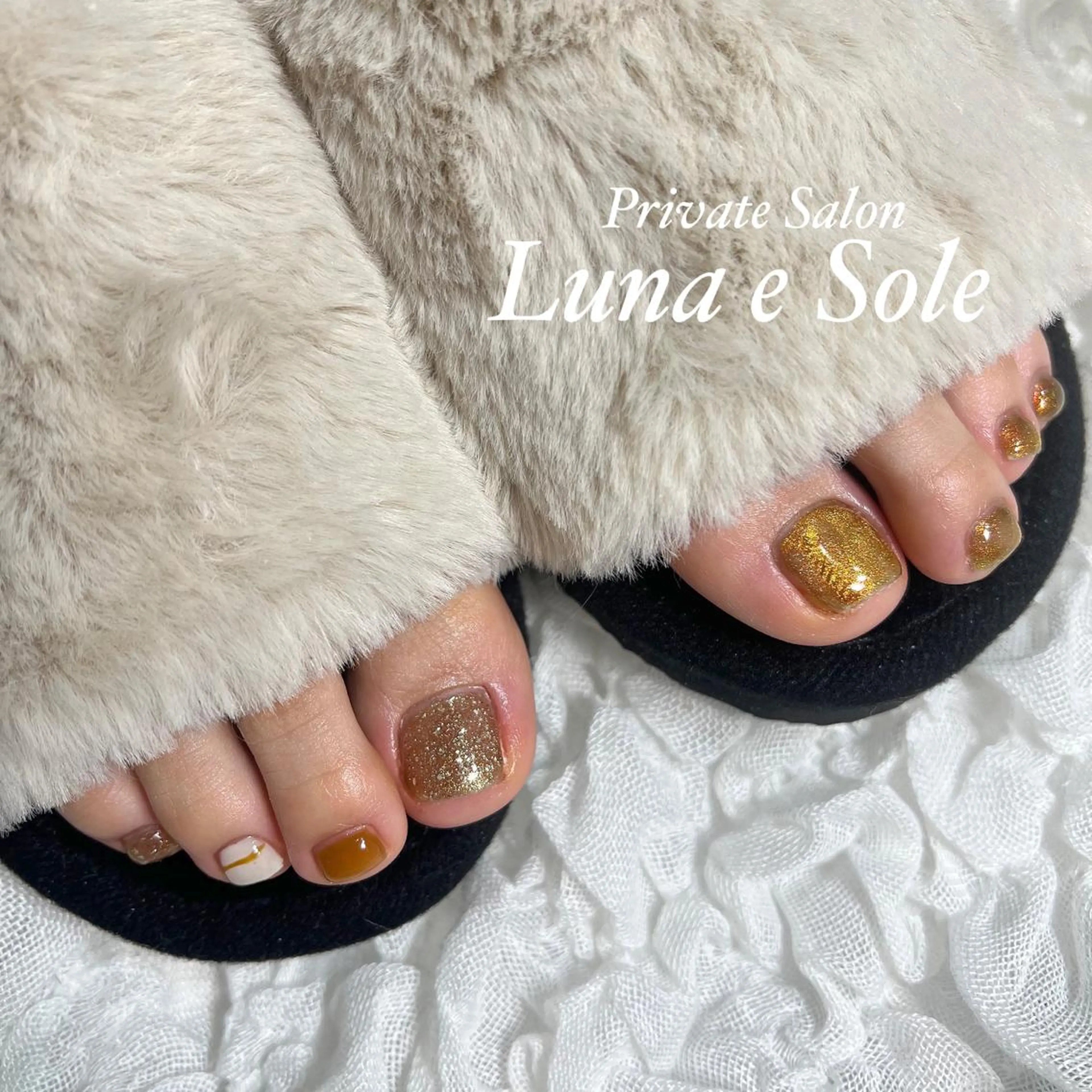 ネイル フットネイル Luna e  Soleのネイルデザイン