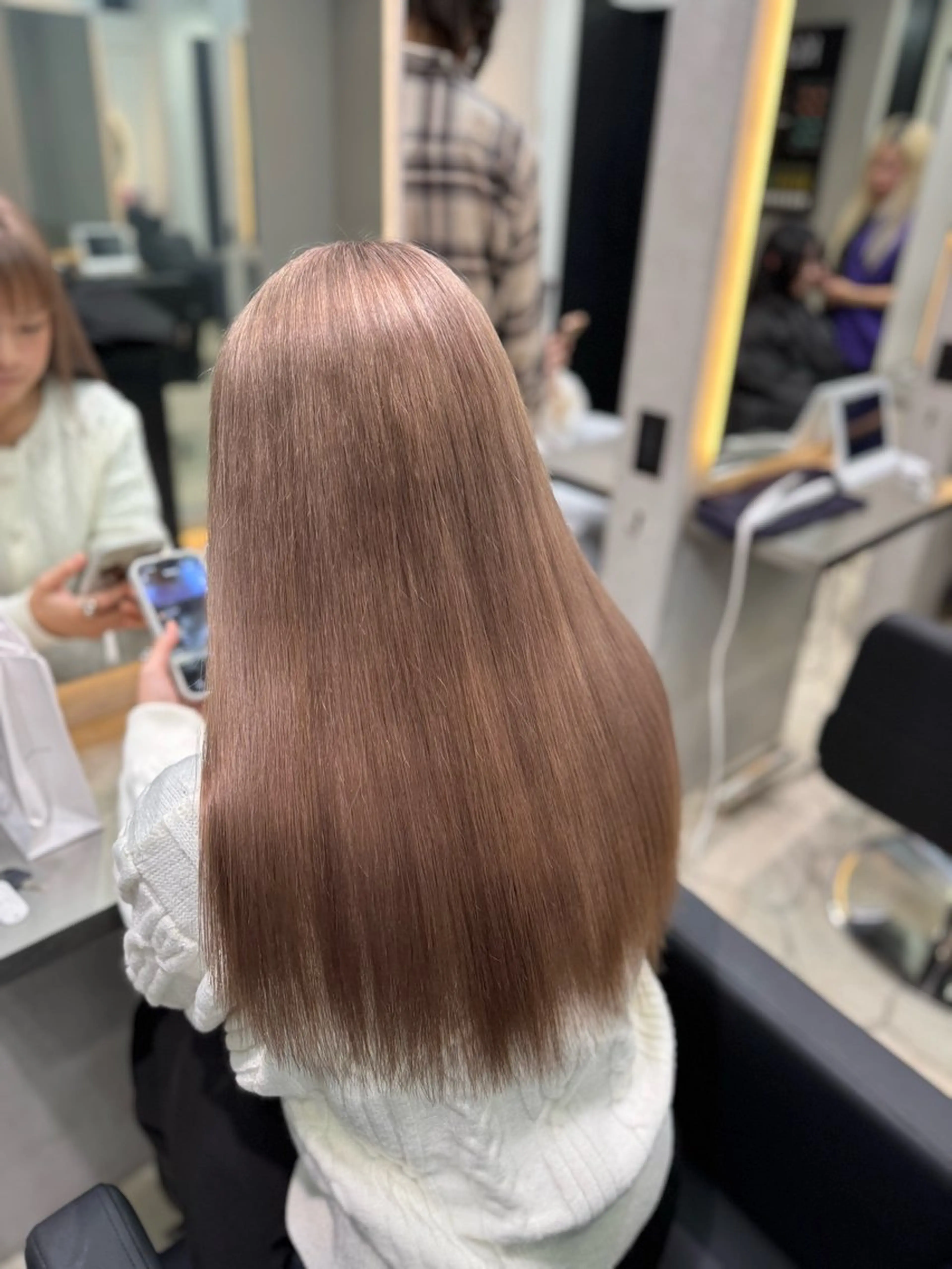 ロング カラー ヘアカラー Lapis シオンのヘアスタイル