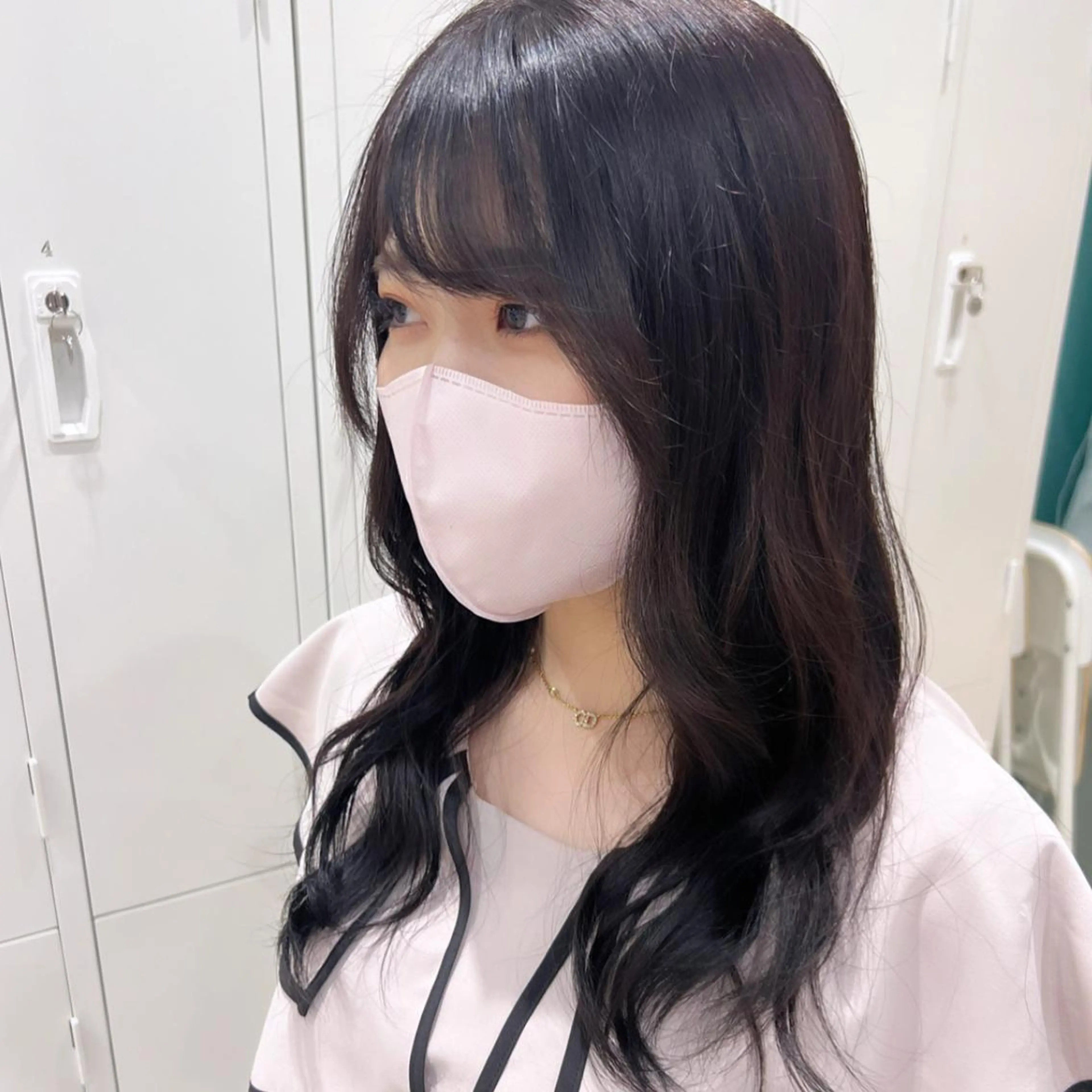 ロング カラー 透明感カラー グレージュ ヘアカラー Beleza scelto所属・原宿/ハイトーン/ みずは🎀のヘアスタイル