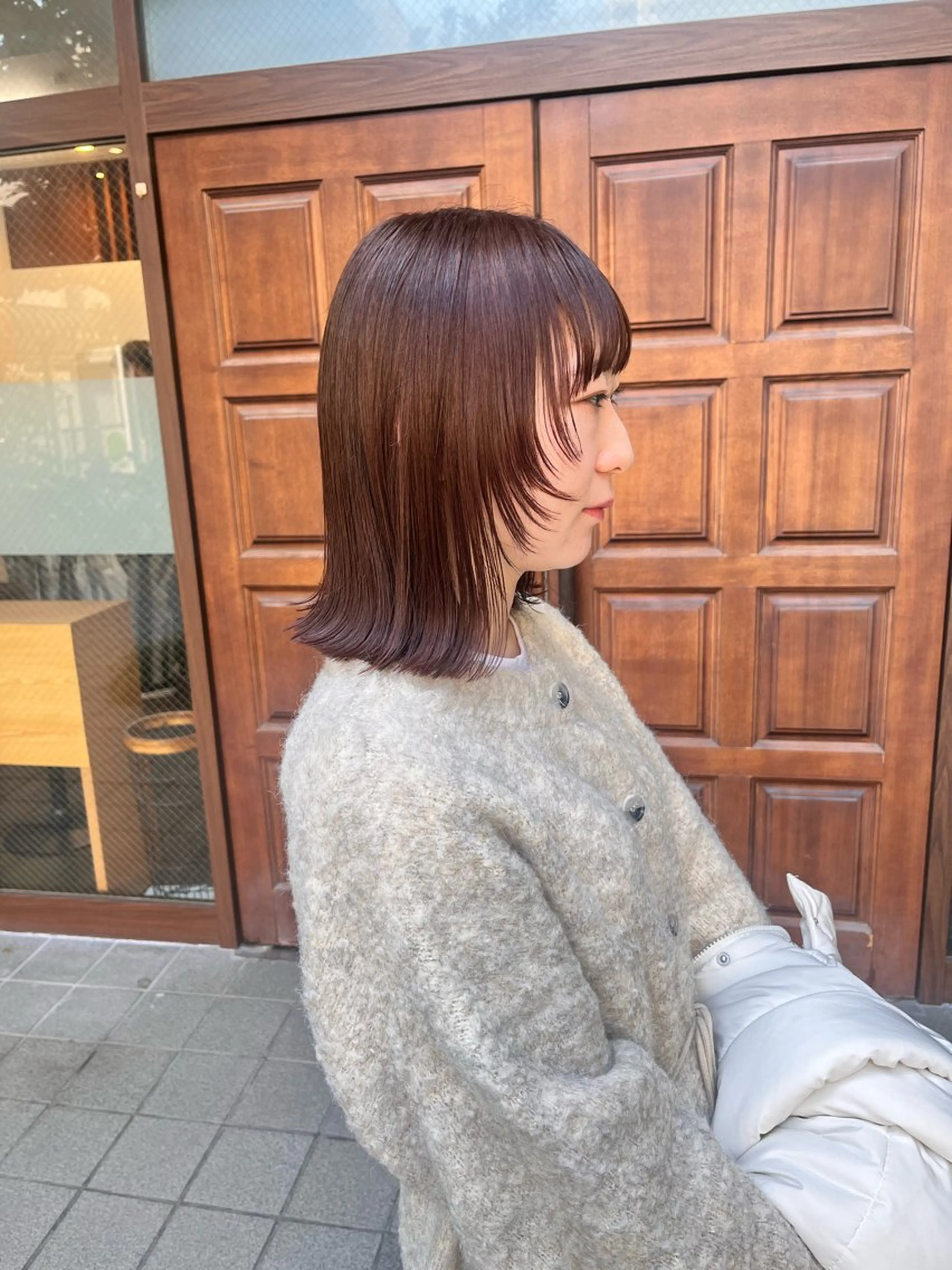 セミロング カラー カット ヘアカラー トリートメント 💠西山果琳💠 マツパモデル募集のヘアスタイル