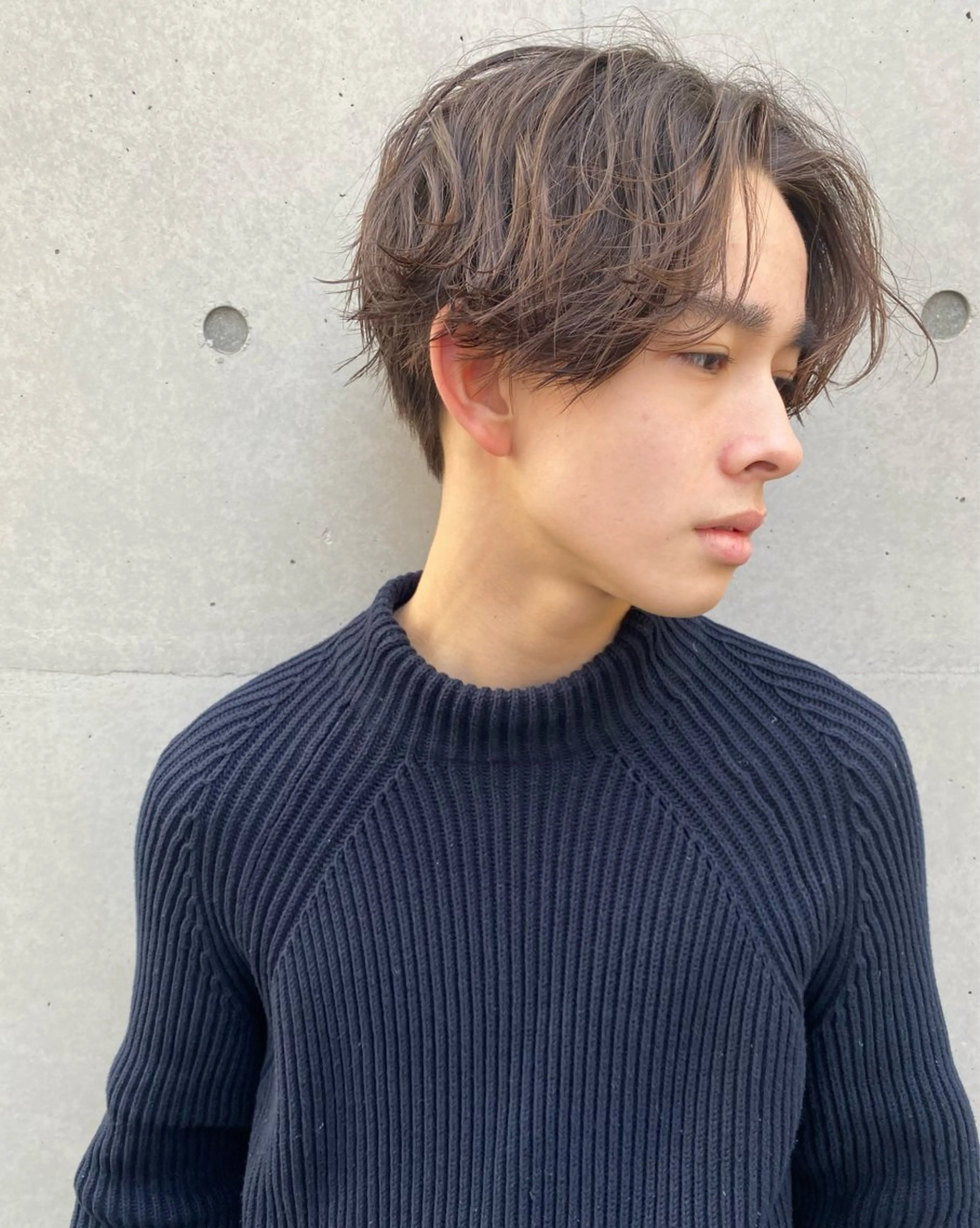 カラー メンズ センターパート ANY大宮所属・モテ髪🐈‍⬛🌙 aMiのヘアスタイル