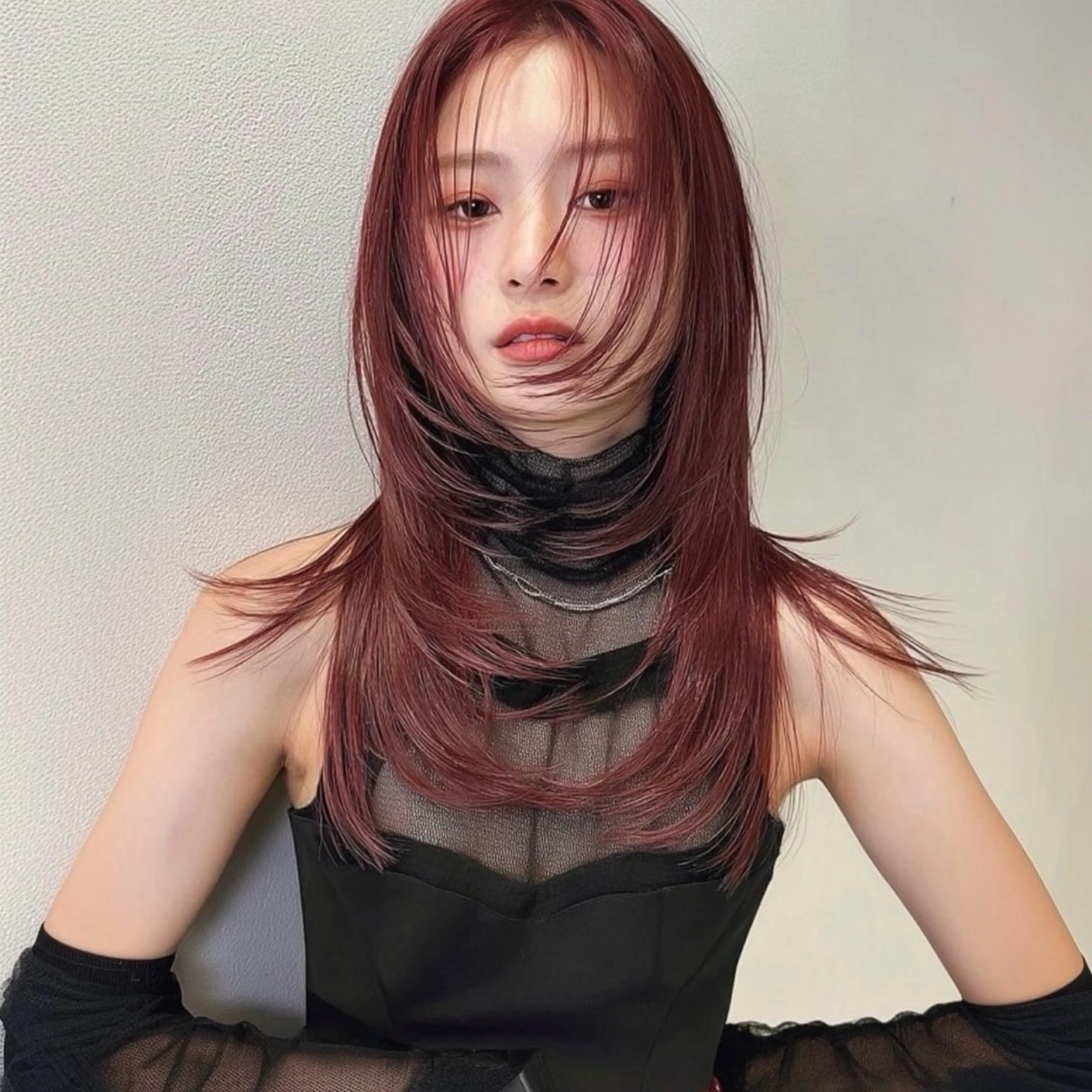 セミロング カラー カット ヘアカラー トリートメント 色落ちまで2度綺麗な ハイトーン⭐️ヨシキのヘアスタイル