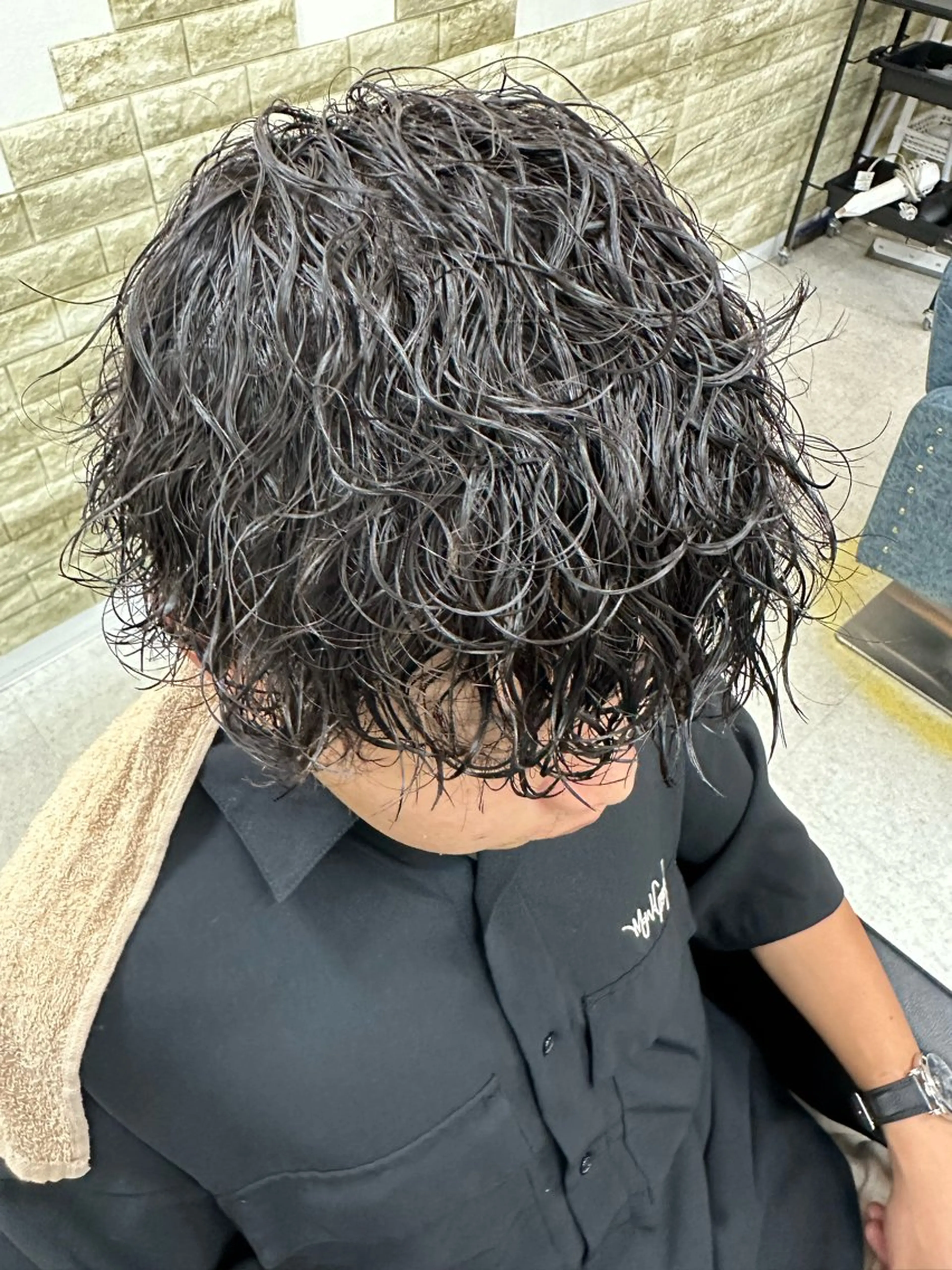 パーマ Agu hair act 姫路駅前おみぞ筋店所属・カワモト ソウタのヘアスタイル