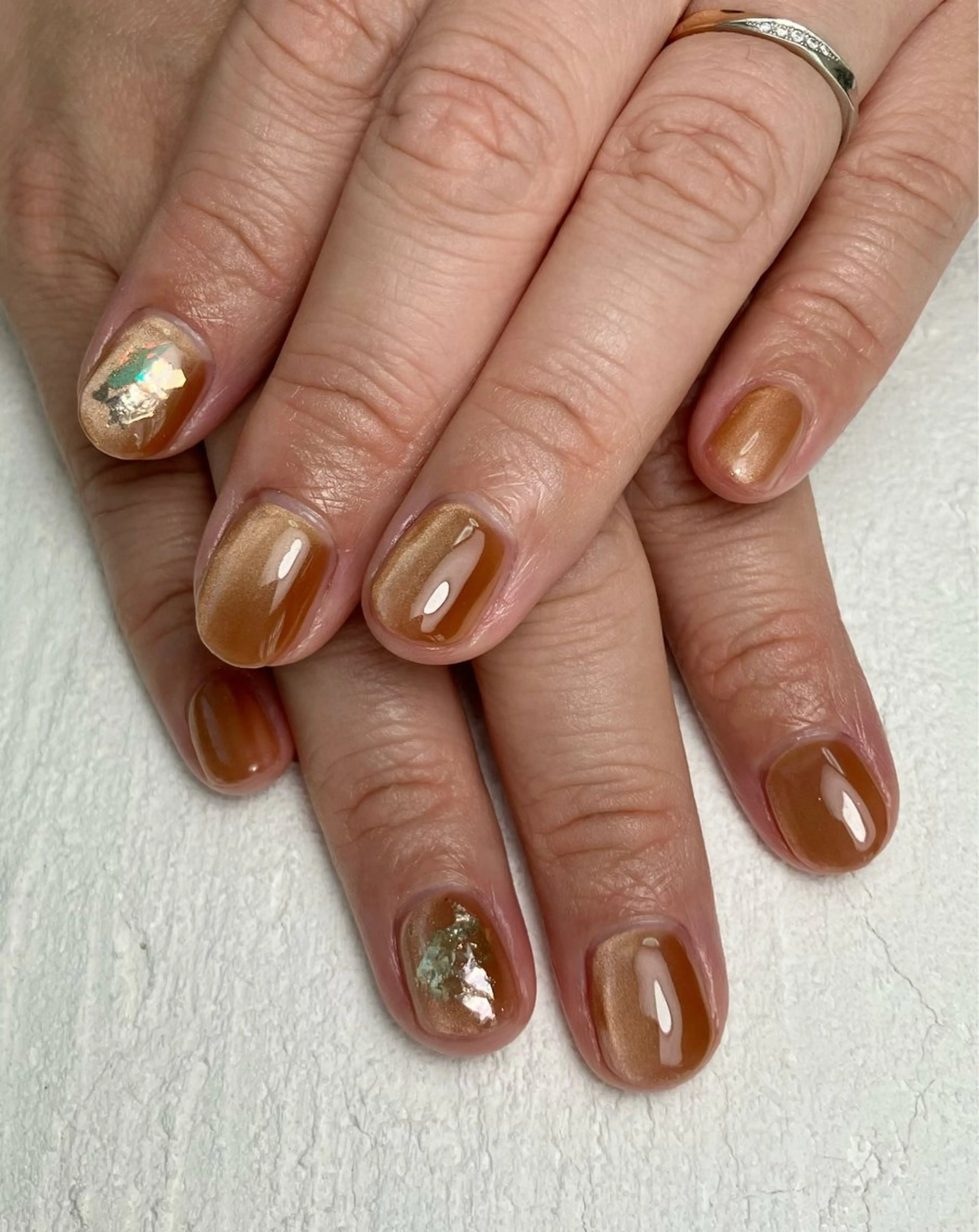 ネイル アートネイル マグネットネイル マグネットワンカラー ワンカラーネイル nail salon Bloom所属・自宅サロンBloom 橋本のネイルデザイン