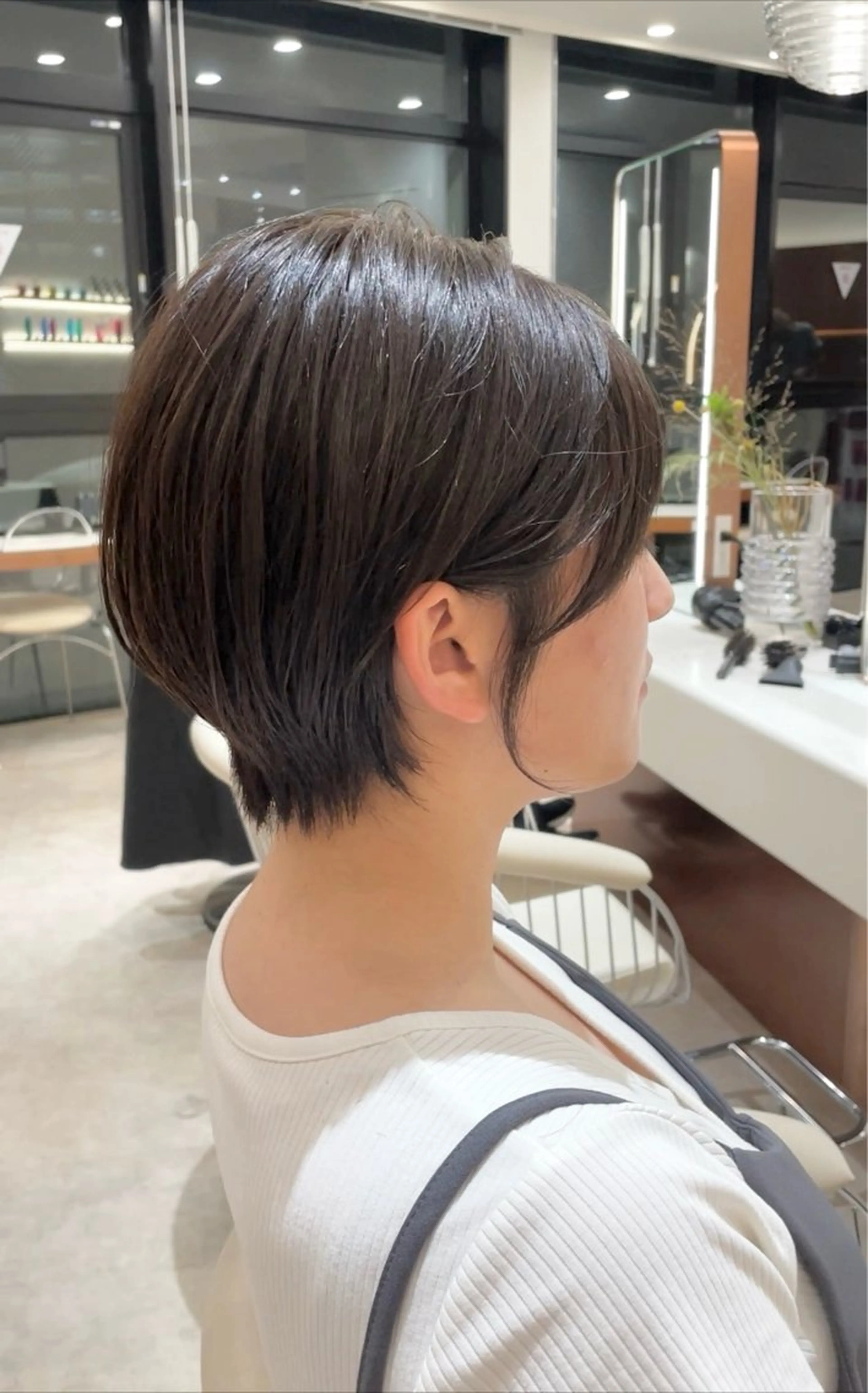 ショート カラー カット ヘアカラー トリートメント 渋谷ボブ/ショート 特化田中航平のヘアスタイル