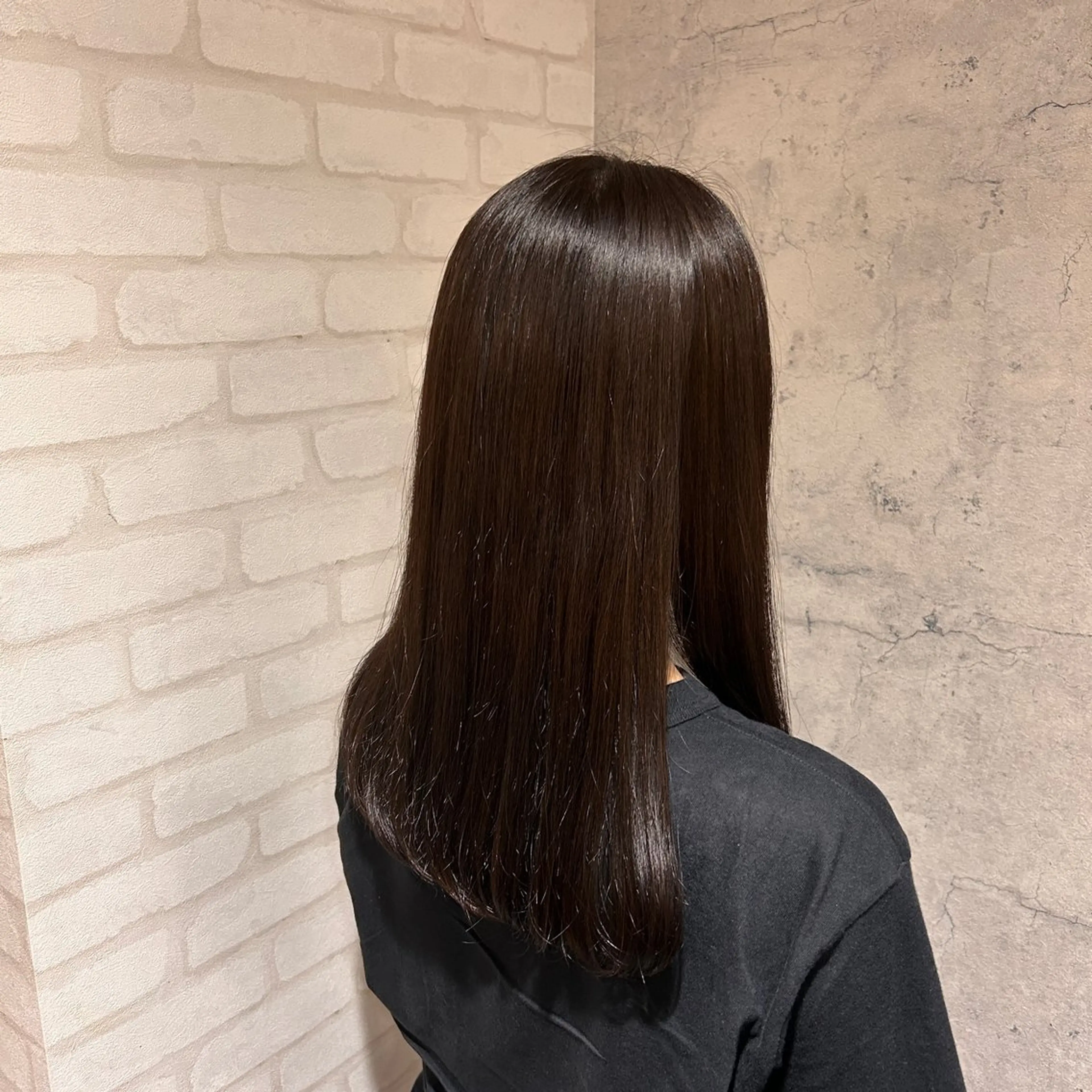 セミロング カラー ハイトーン🇰🇷 19歳美容師アリルのヘアスタイル