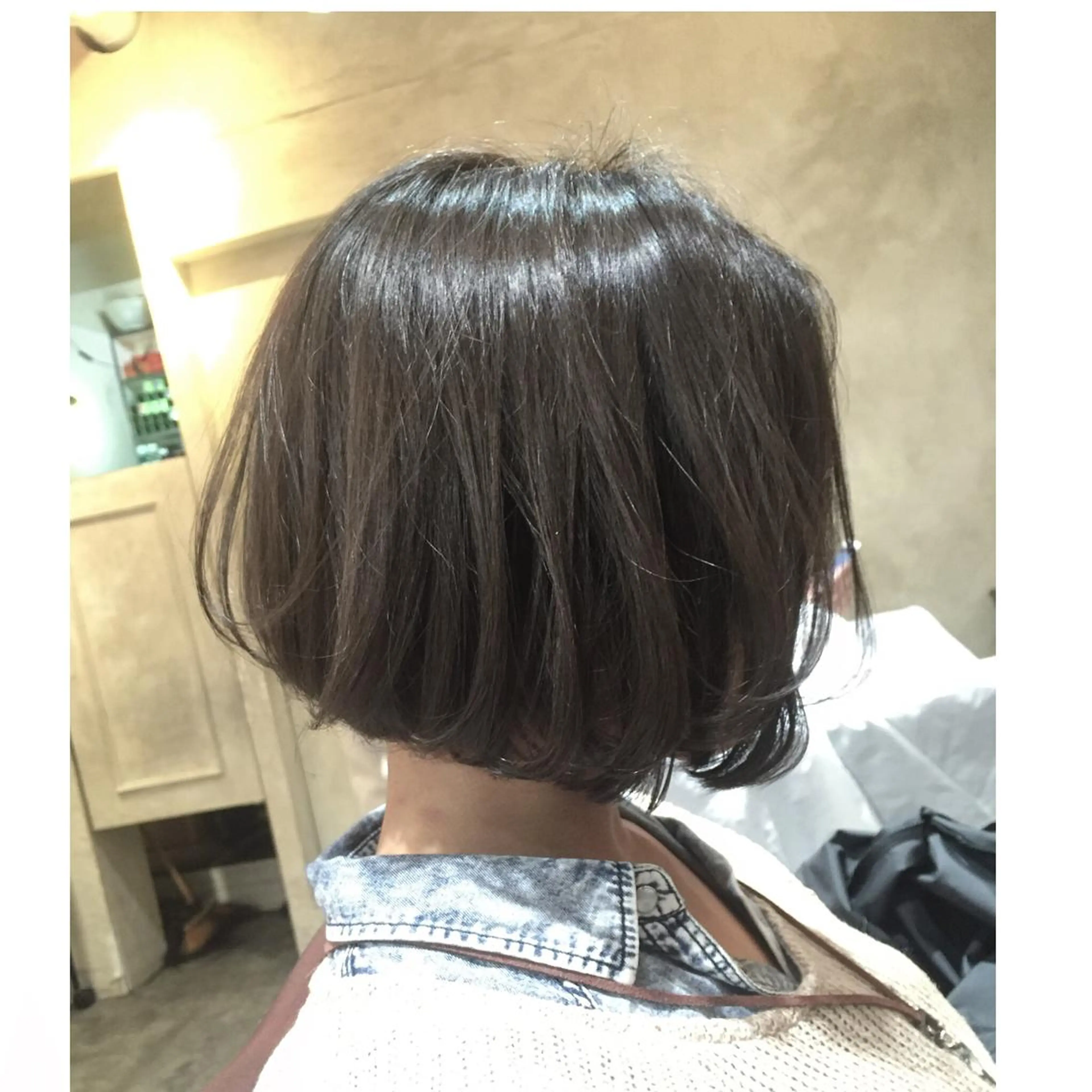 ショート カラー 透明感カラー グレージュ Salon de MiLK所属・露木 啓介のヘアスタイル