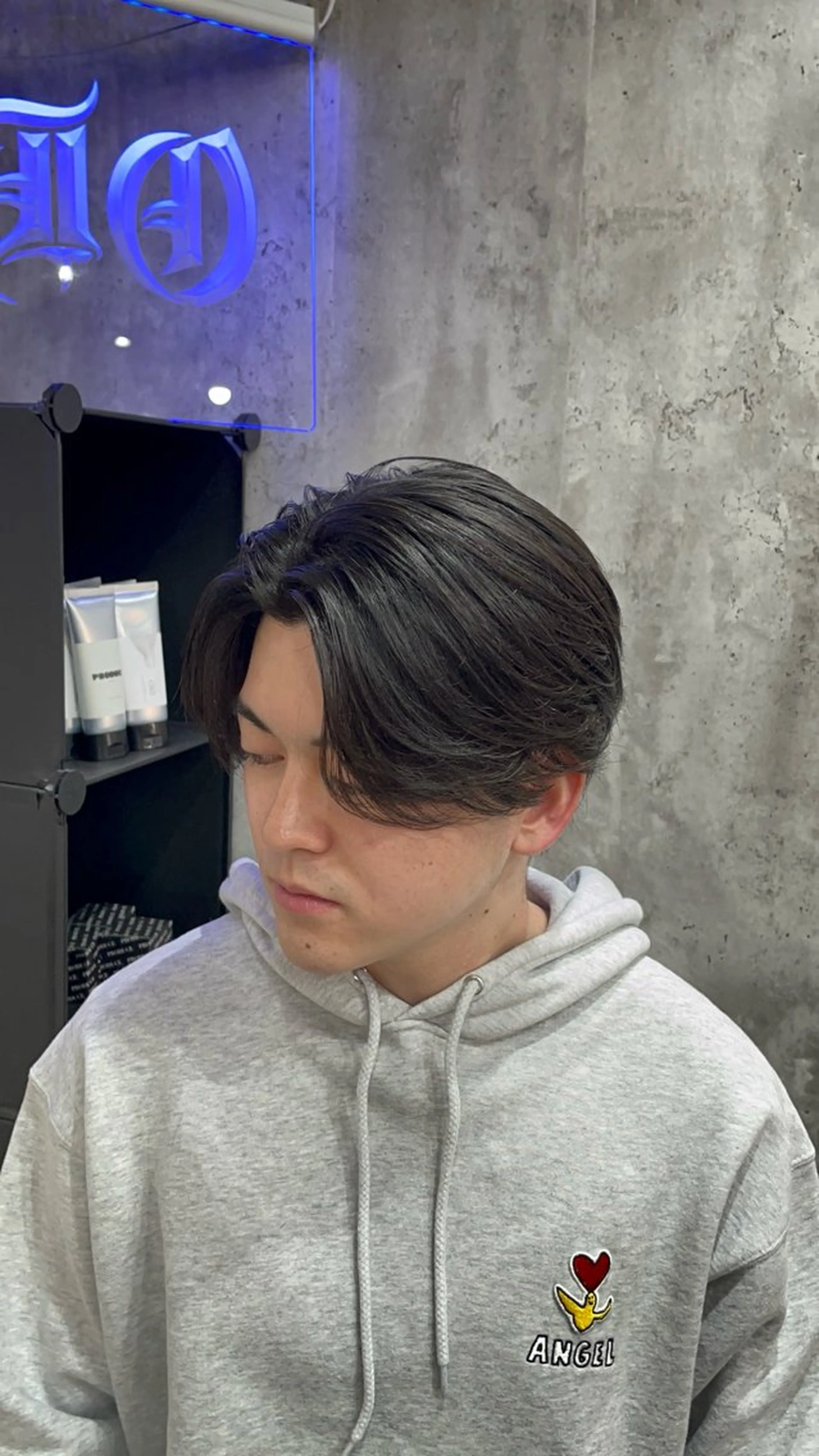 ミディアム パーマ メンズ ミディアムパーマ メンズパーマ ニュアンスパーマ 🦄カイ/メンズ 韓国ヘア/パーマ🦄のヘアスタイル