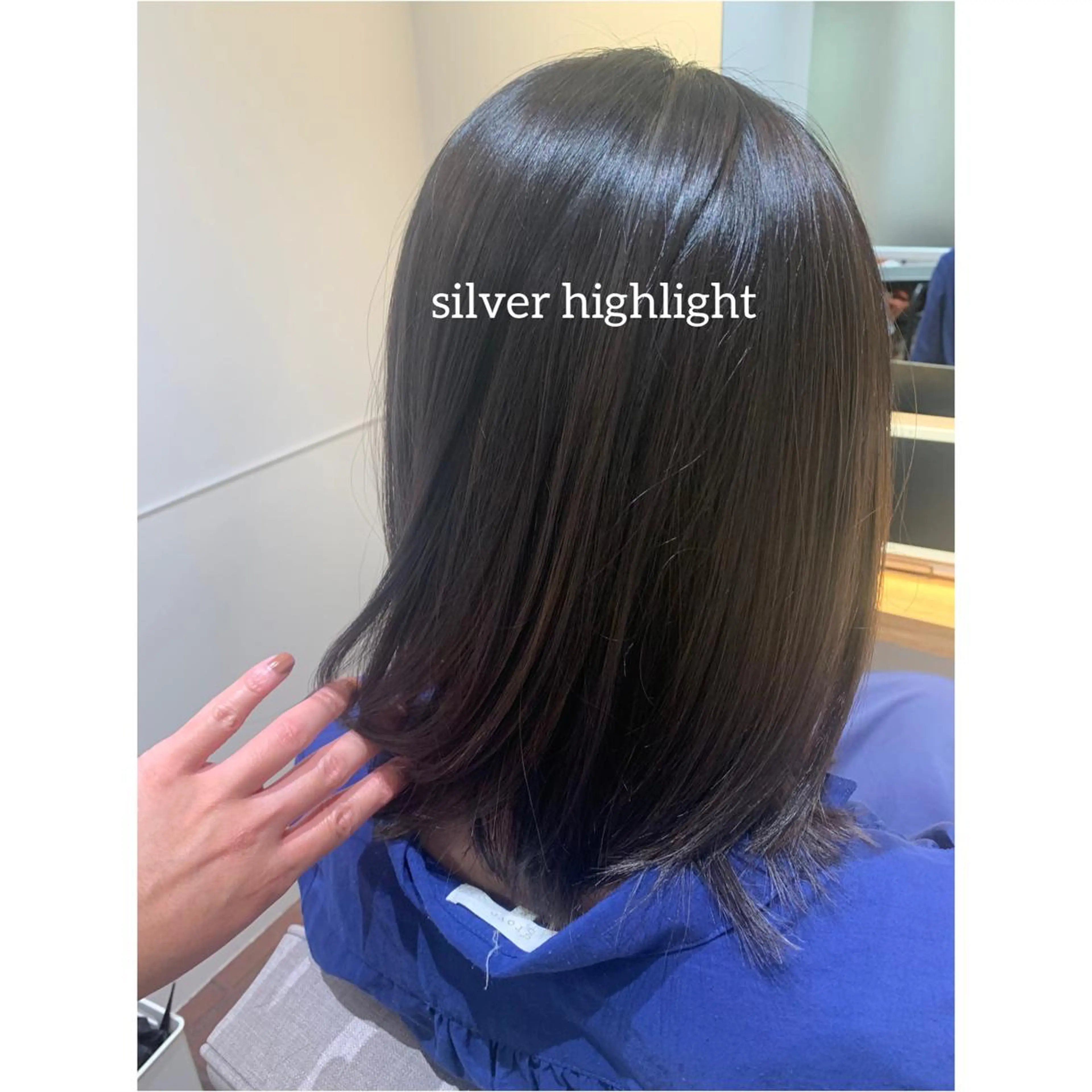 ミディアム カラー ハイライトカラー ハイライト トリートメント カット ヘアカラー トリートメント ヘッドスパ GO TODAY SHAiRE SALON 梅田店所属・3ヶ月持ちが良い ボブ/ショートのヘアスタイル