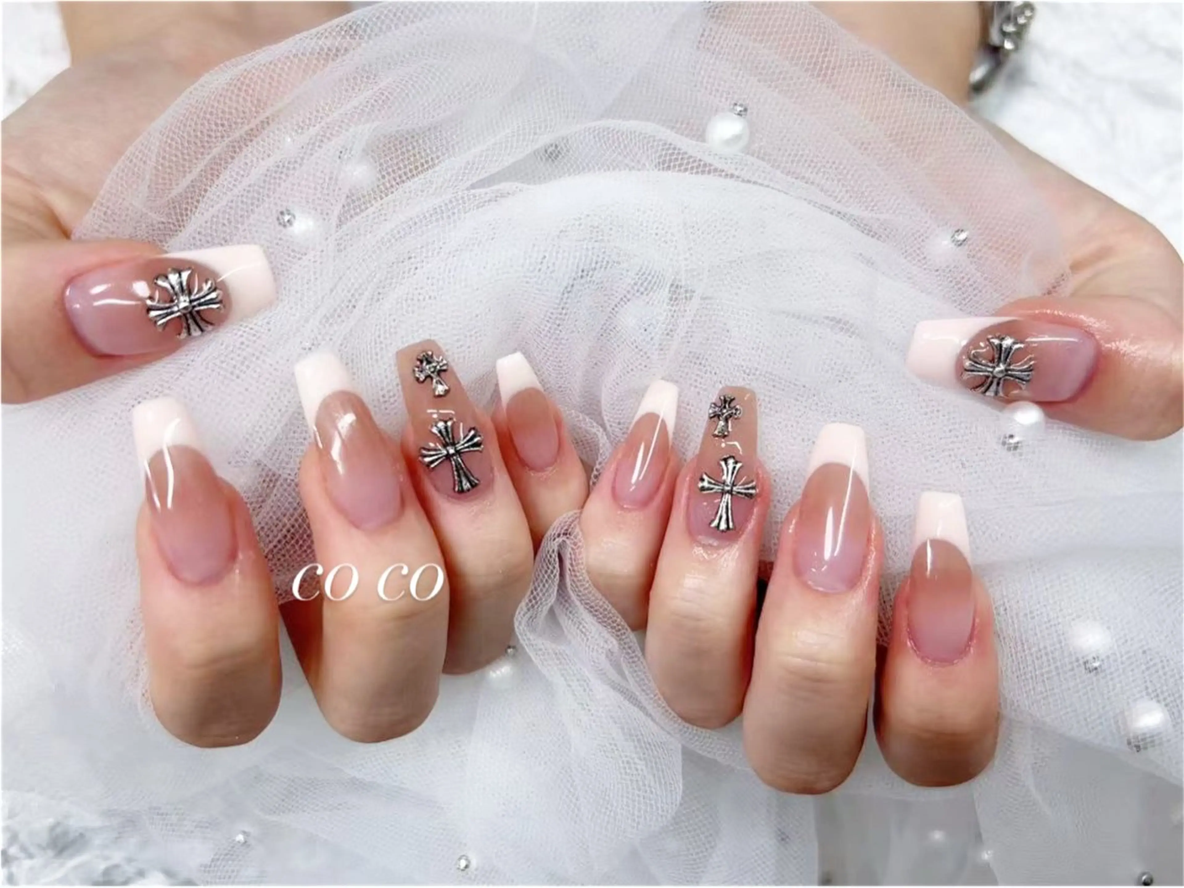 ネイル フレンチネイル シンプルネイル COCO ネイルのネイルデザイン