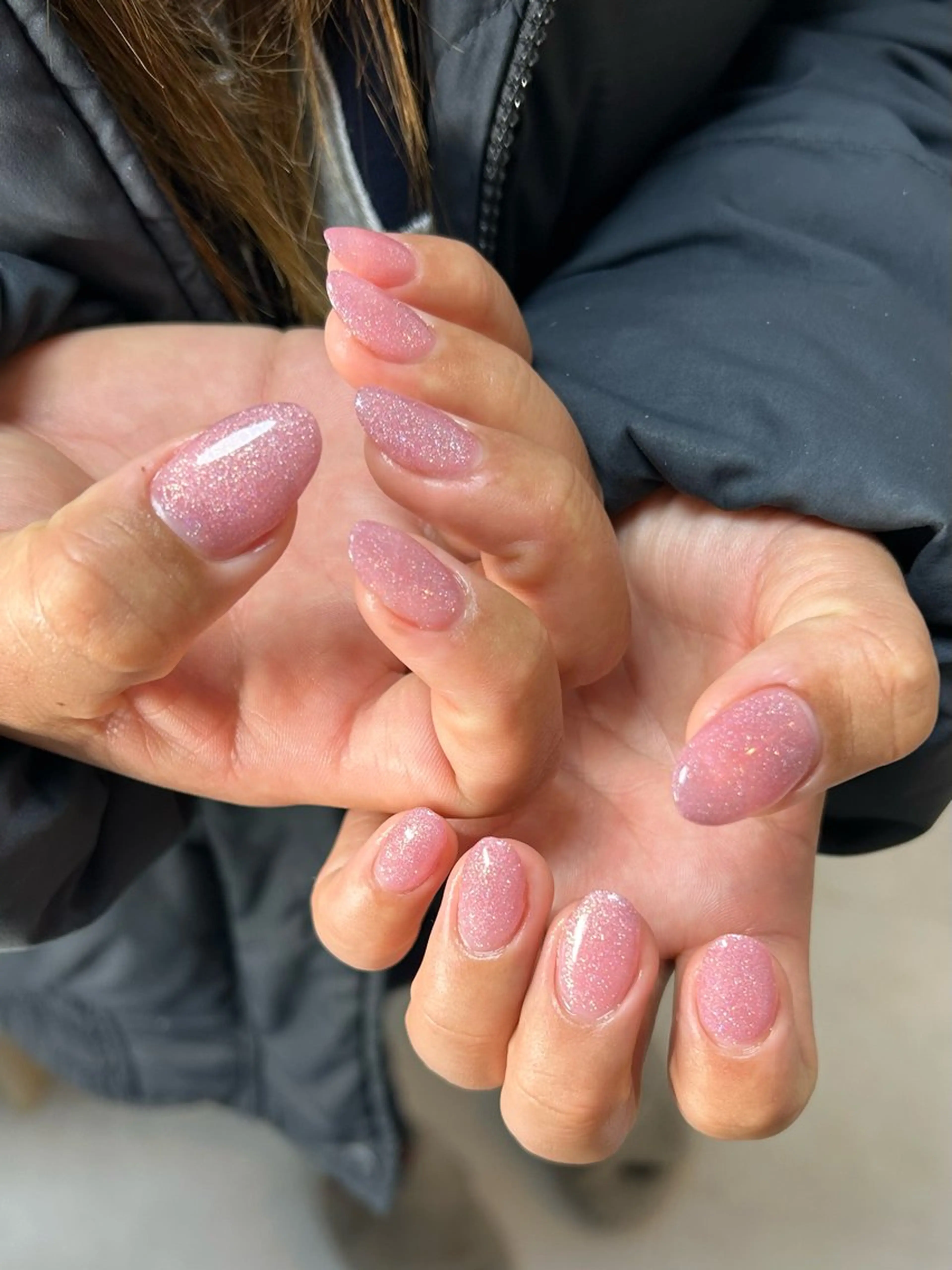 ネイル ピンク ten nail salon　かえでのネイルデザイン