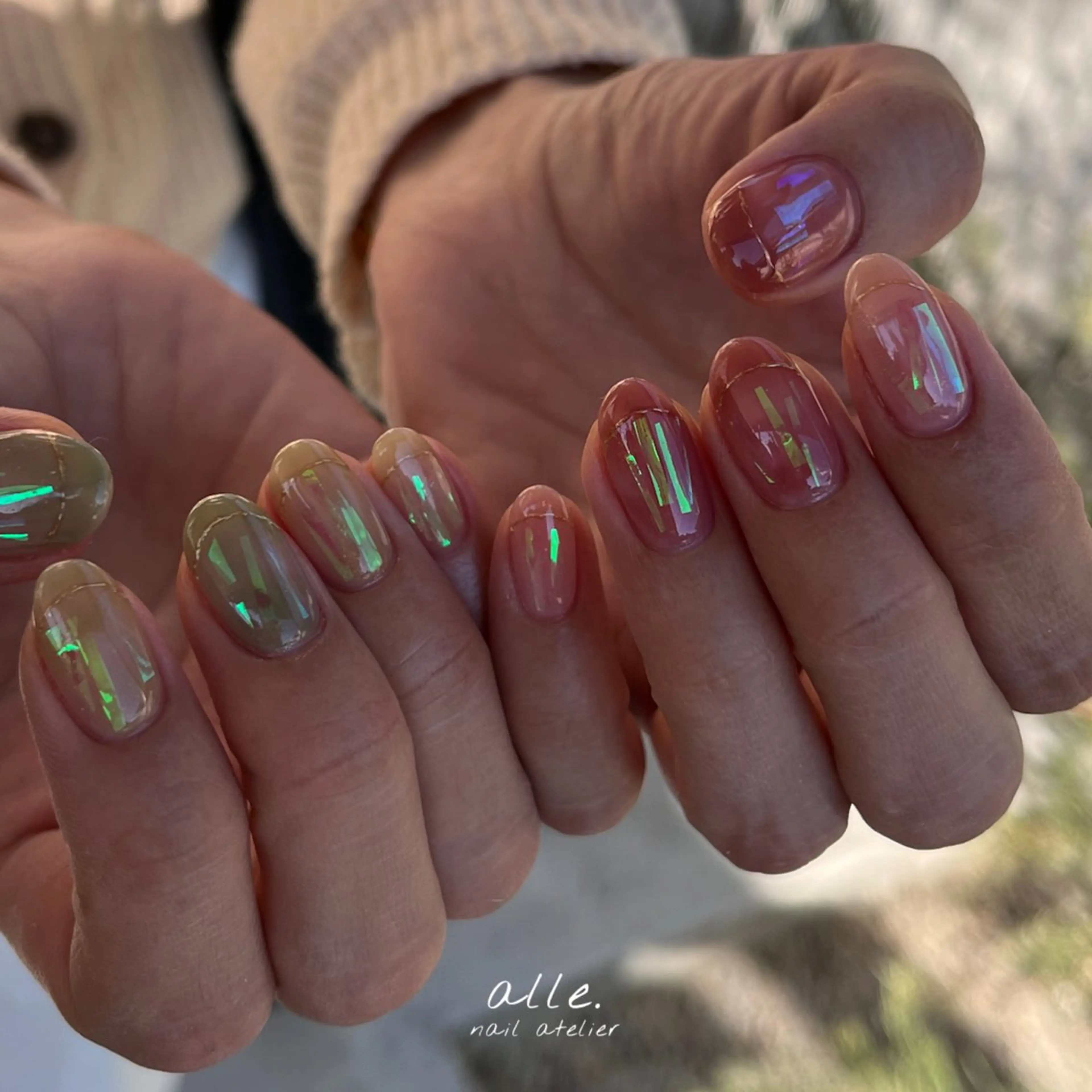 ネイル ハンドネイル atelier alle.のネイルデザイン