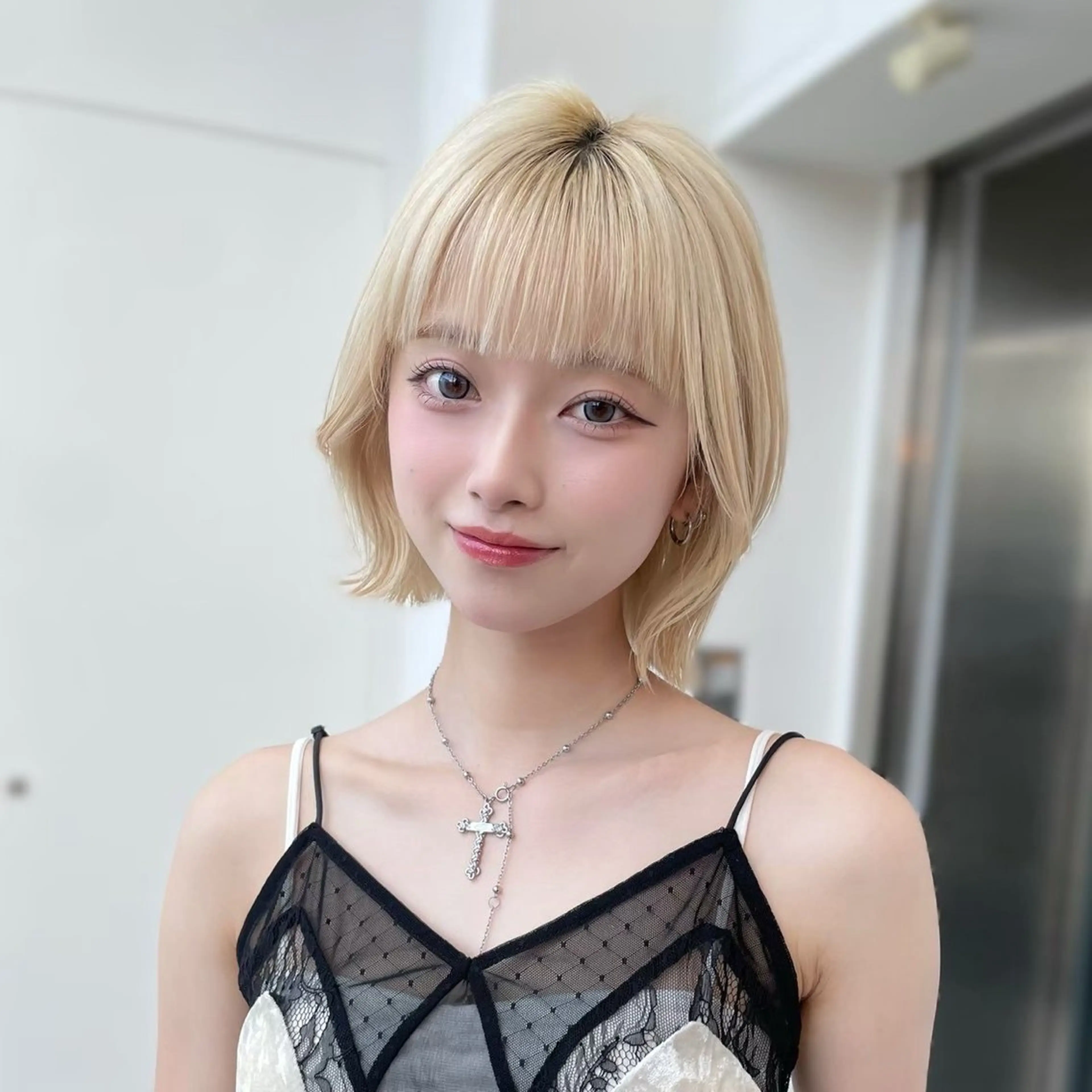 ショート けいし🐬ボブ ショート艶髪カラー✨のヘアスタイル