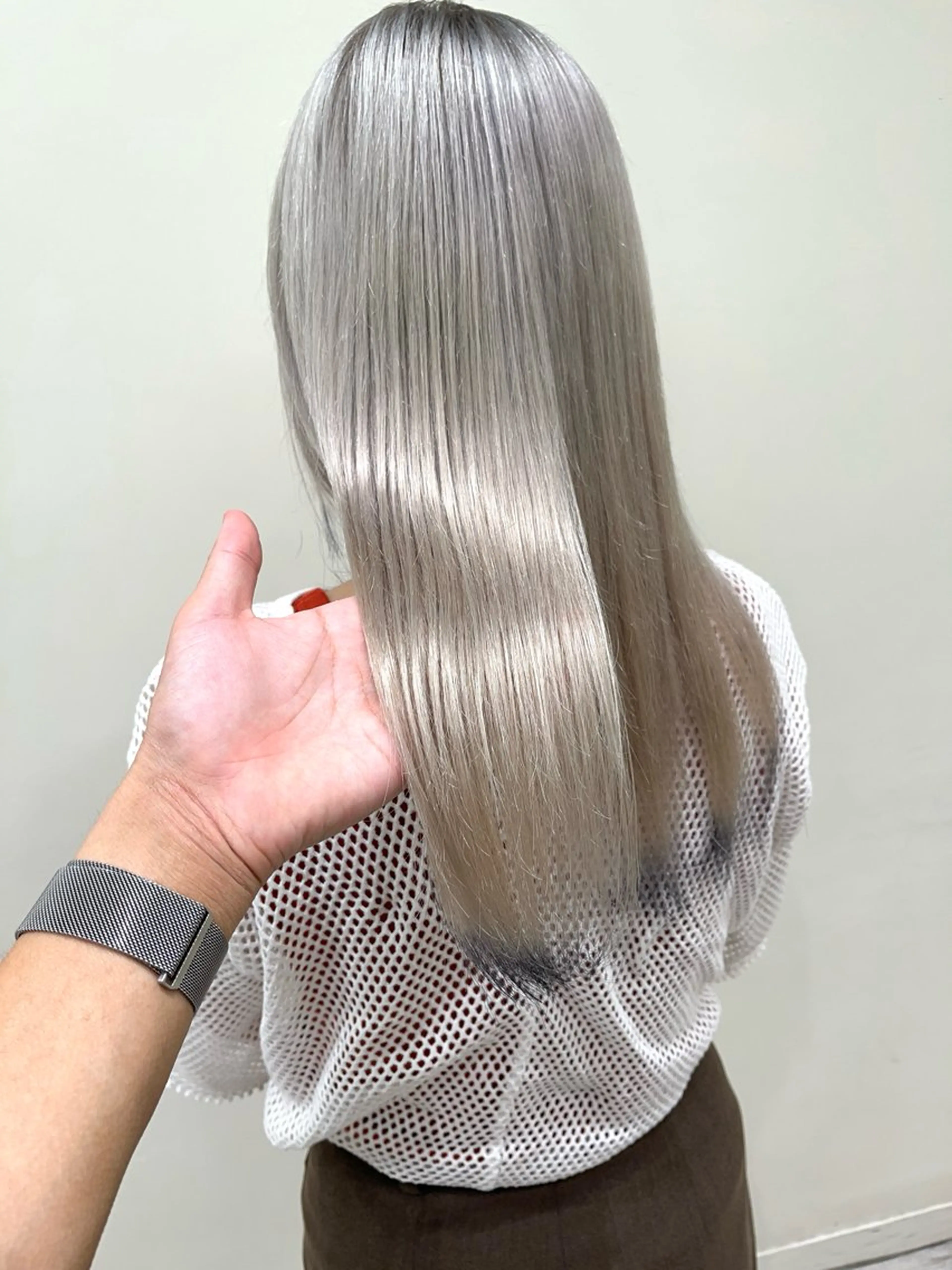 ロング ショートボブ ボブ くびれヘア ハイライト 髪質改善 髪質改善・酸性・ ストレート　Maruのヘアスタイル