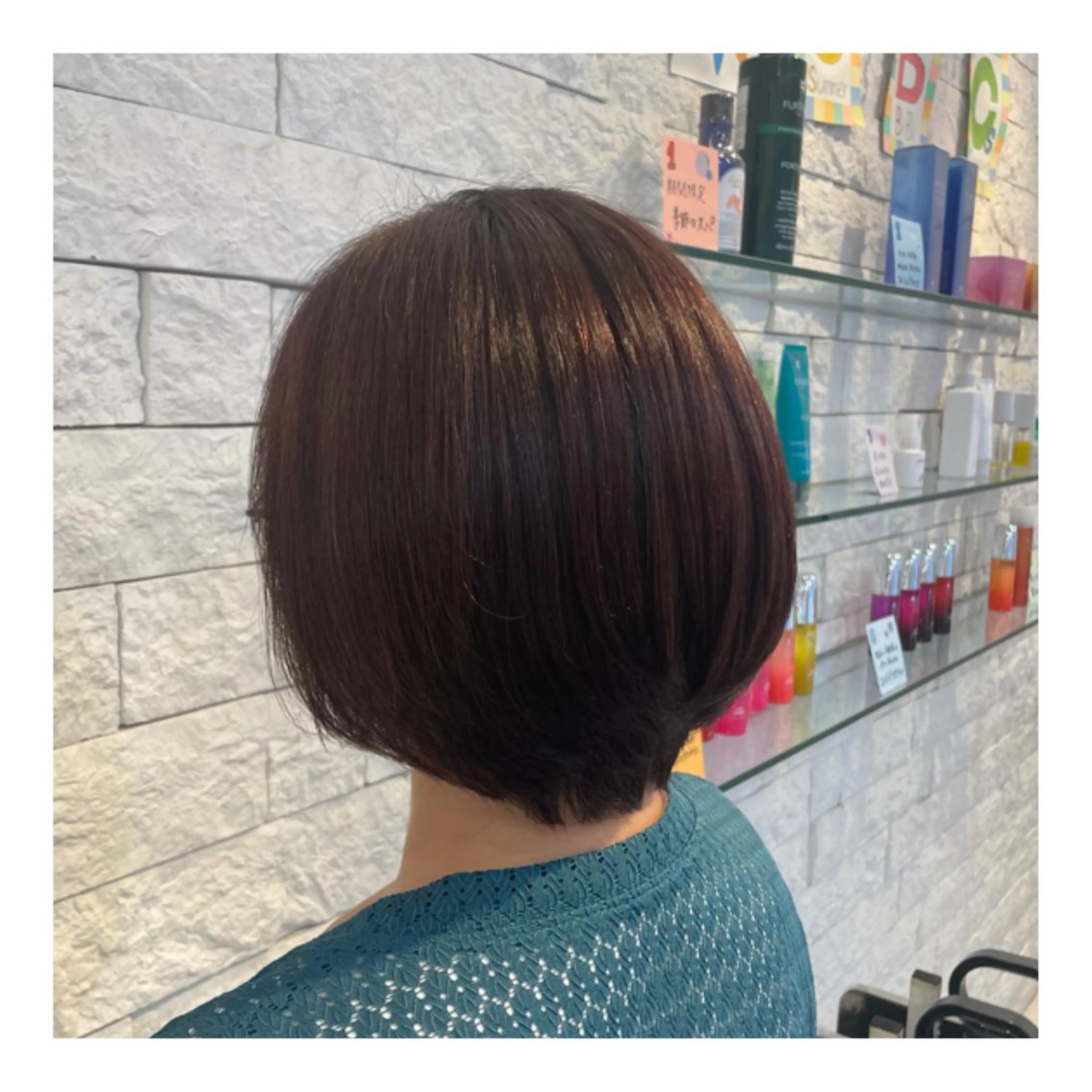カラー ベージュカラー ピンクカラー ピンクベージュ BiBi  藪 菜月のヘアスタイル