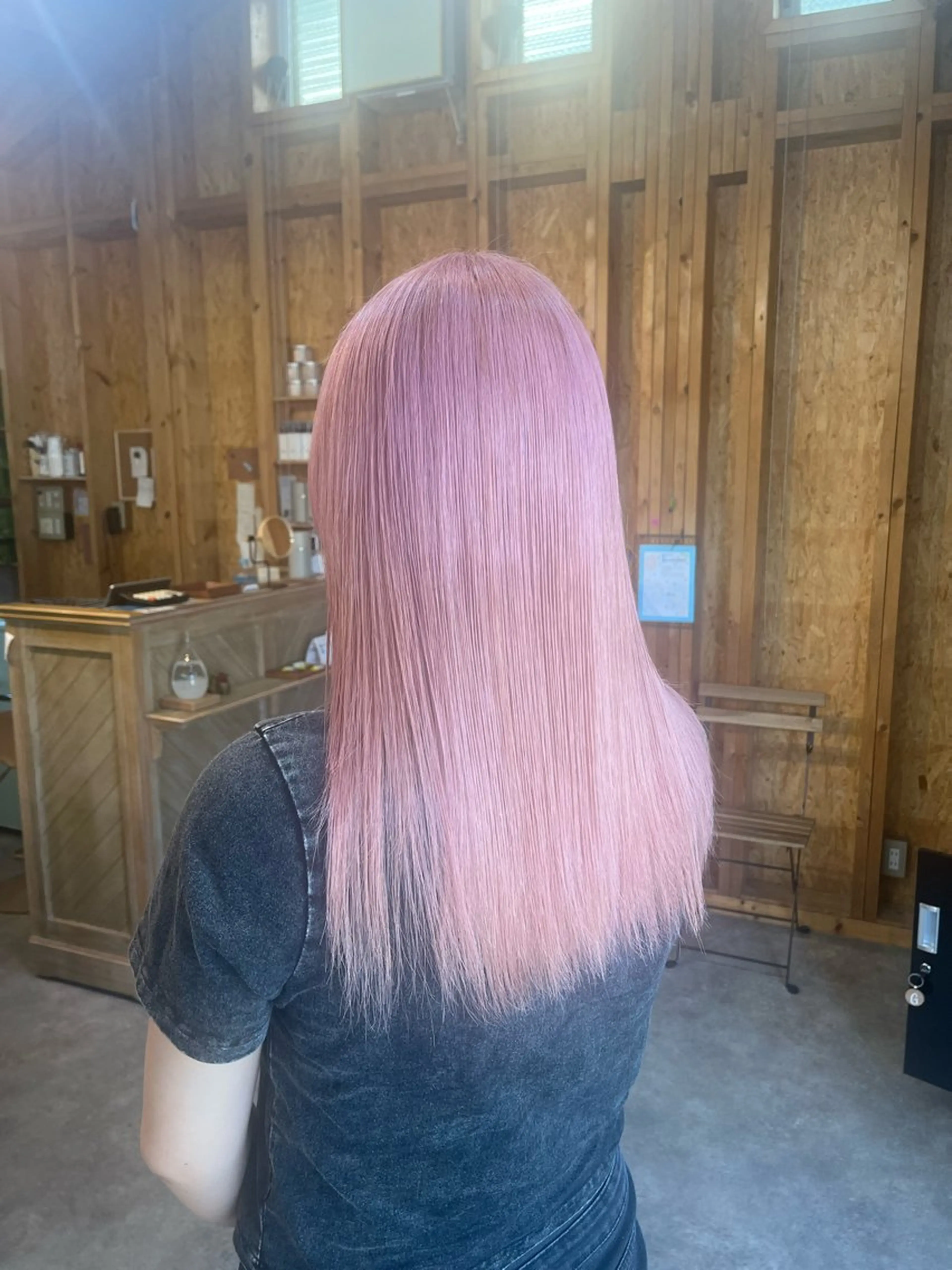 ロング カラー ヘアカラー トリートメント まろみ暖色× chia🕯のヘアスタイル