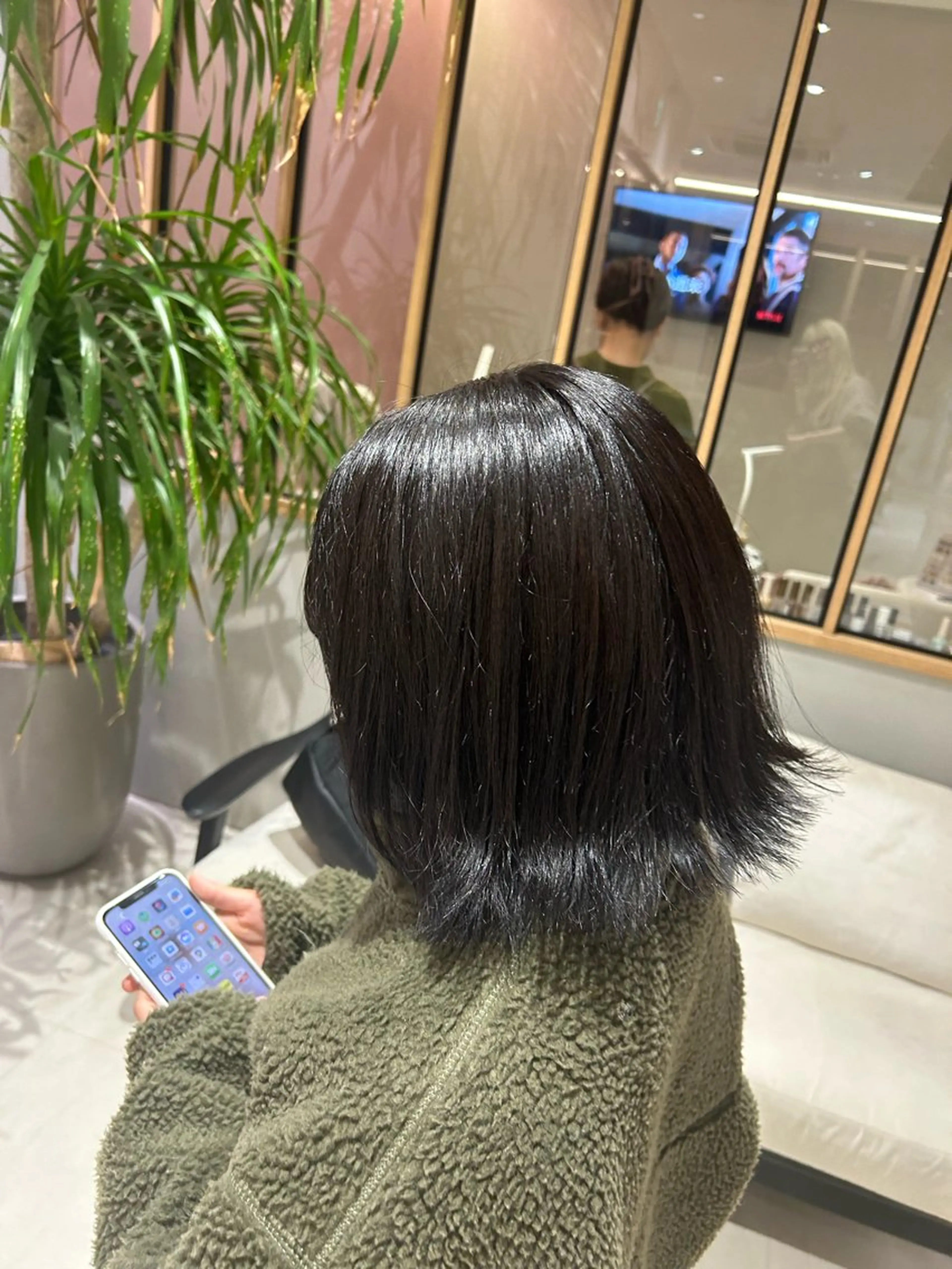 ミディアム カラー アッシュ ヘアカラー まりん🍒 名駅/レイヤーカットのヘアスタイル